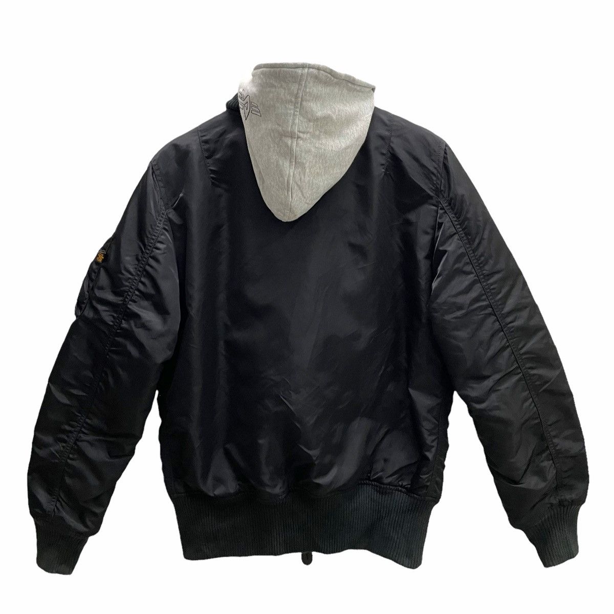 Alpha Industries 💥 ALPHA INDUSTRIES MA-1 MILITARY BOMBER HOODIE JACKET Size US M / EU 48-50 / 2 - 7 Thumbnail