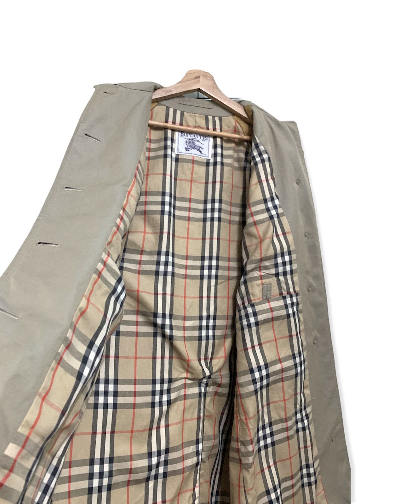 Burberry 🔥Vintage Burberry’s Prorsum Nova Check Trench Coat Size US M / EU 48-50 / 2 - 6 Thumbnail