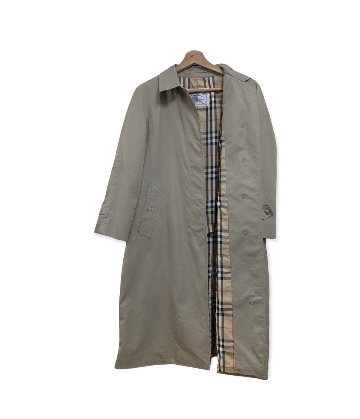 Burberry 🔥Vintage Burberry’s Prorsum Nova Check Trench Coat Size US M / EU 48-50 / 2 - 5 Thumbnail