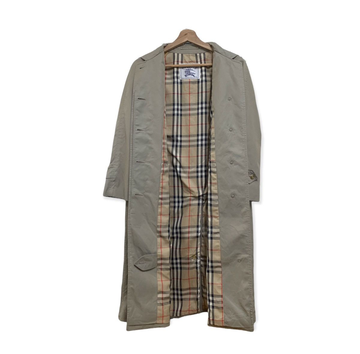 Burberry 🔥Vintage Burberry’s Prorsum Nova Check Trench Coat Size US M / EU 48-50 / 2 - 4 Thumbnail