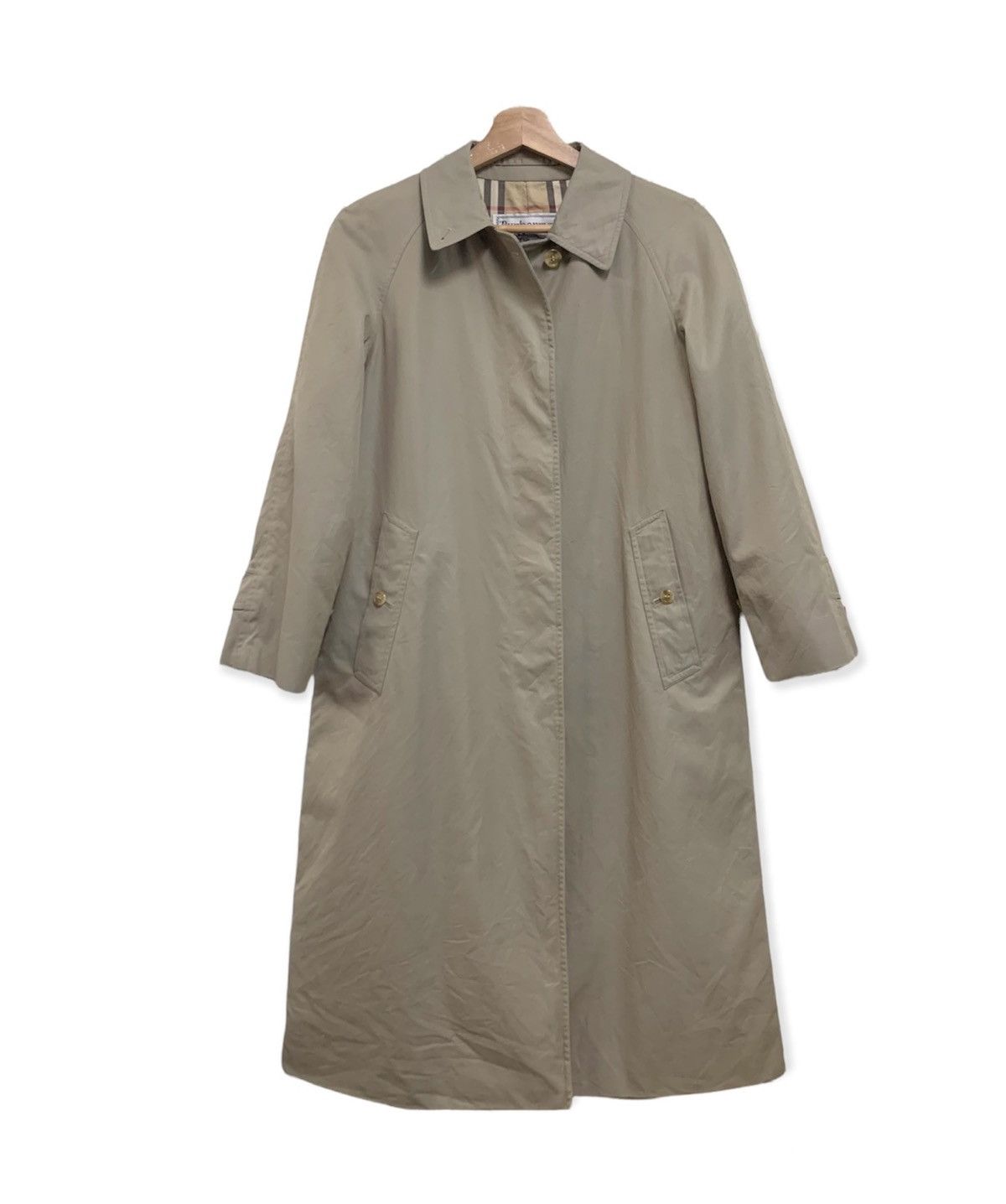 Burberry 🔥Vintage Burberry’s Prorsum Nova Check Trench Coat Size US M / EU 48-50 / 2 - 2 Thumbnail