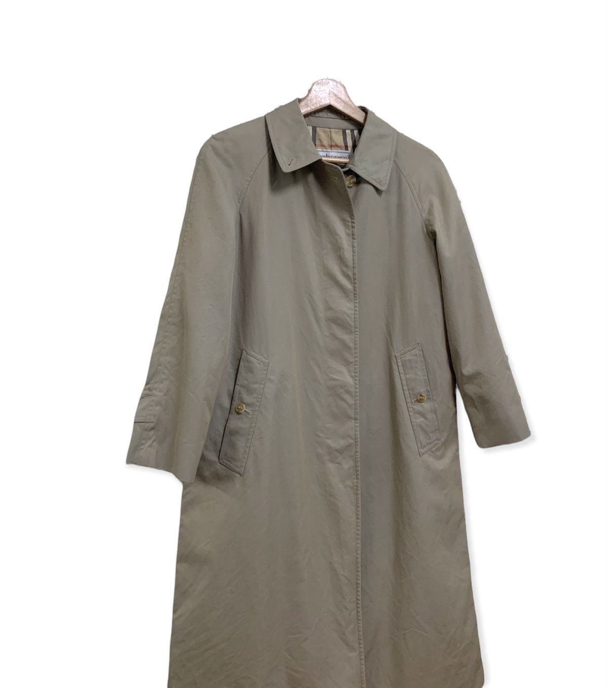 Burberry 🔥Vintage Burberry’s Prorsum Nova Check Trench Coat Size US M / EU 48-50 / 2 - 3 Thumbnail
