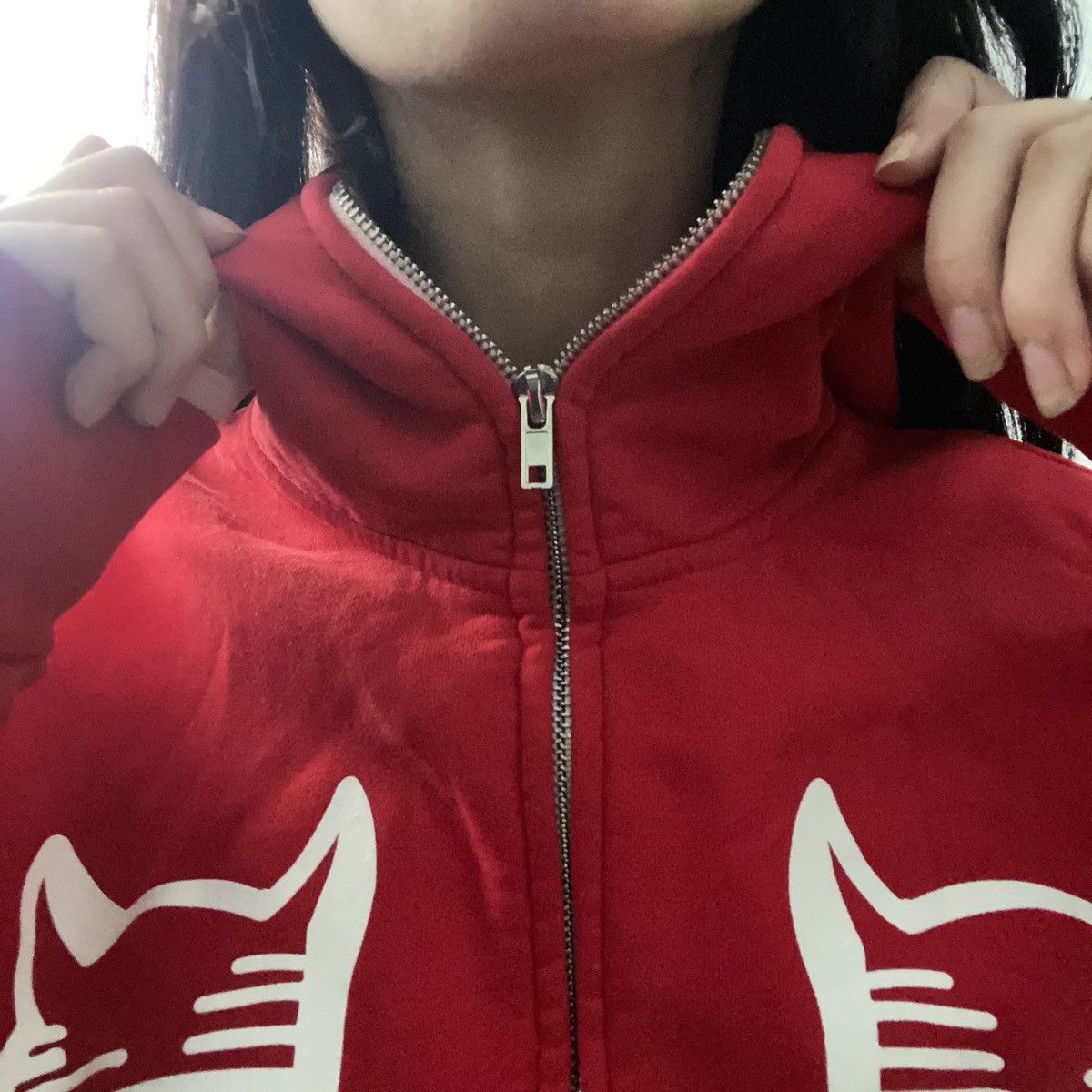 Half Evil × Kodone Kodone x Half Evil Bunny Girl Full Zip Red Size US S / EU 44-46 / 1 - 5 Thumbnail