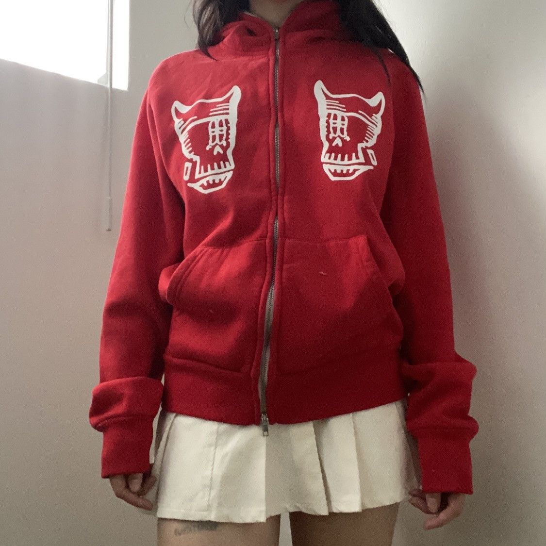 Half Evil × Kodone Kodone x Half Evil Bunny Girl Full Zip Red Size US S / EU 44-46 / 1 - 2 Thumbnail
