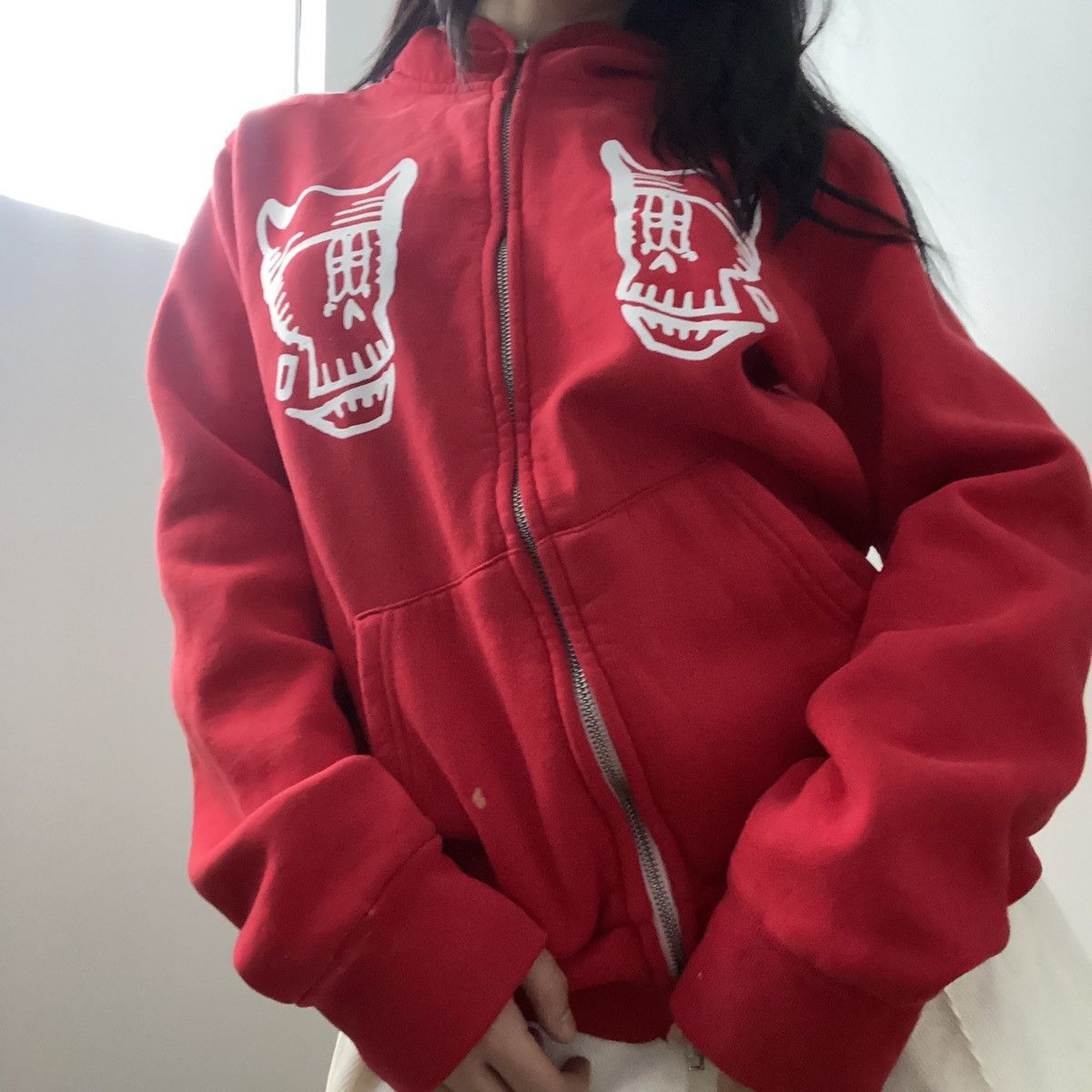 Half Evil × Kodone Kodone x Half Evil Bunny Girl Full Zip Red Size US S / EU 44-46 / 1 - 4 Thumbnail