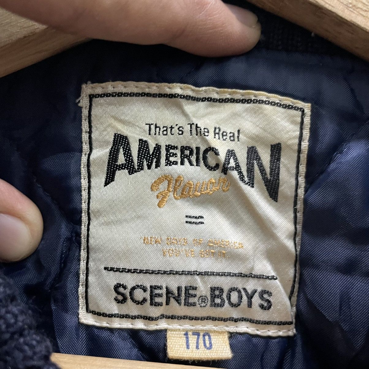 Japanese Brand 💥80s SCENE USA SNAP VARSITY BOMBER JACKET Size US M / EU 48-50 / 2 - 8 Thumbnail
