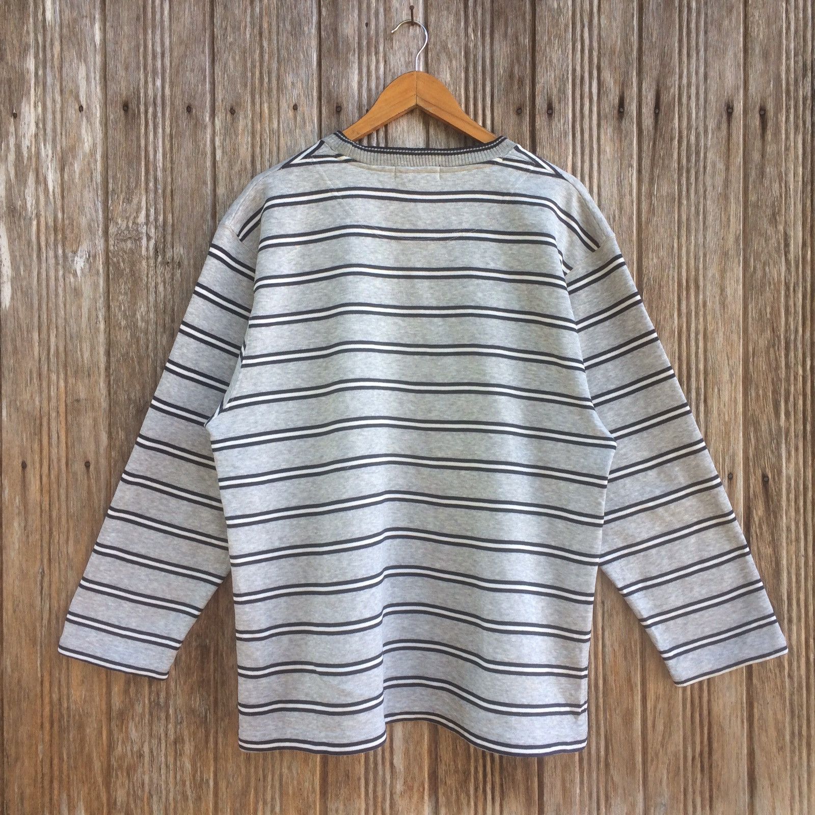 Hang Ten Hang Ten Striped Surfboards Surfer Sweatshirts Size US L / EU 52-54 / 3 - 2 Thumbnail