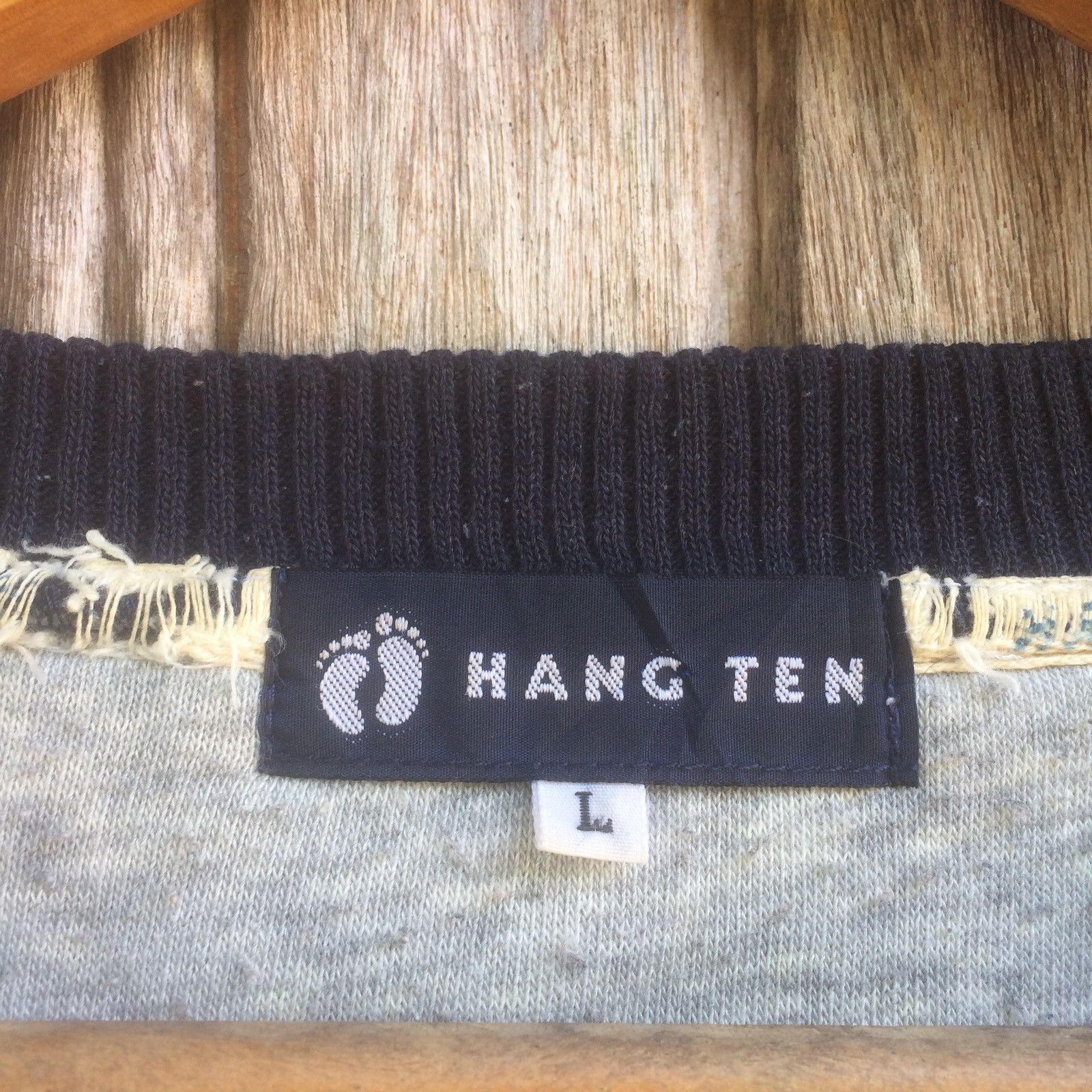 Hang Ten Hang Ten Striped Surfboards Surfer Sweatshirts Size US L / EU 52-54 / 3 - 4 Thumbnail