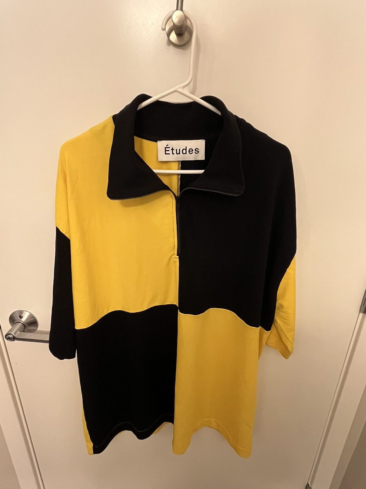 Etudes Black & Yellow Desert Check Polo, A$AP Rocky Testing Size US L / EU 52-54 / 3 - 3 Thumbnail