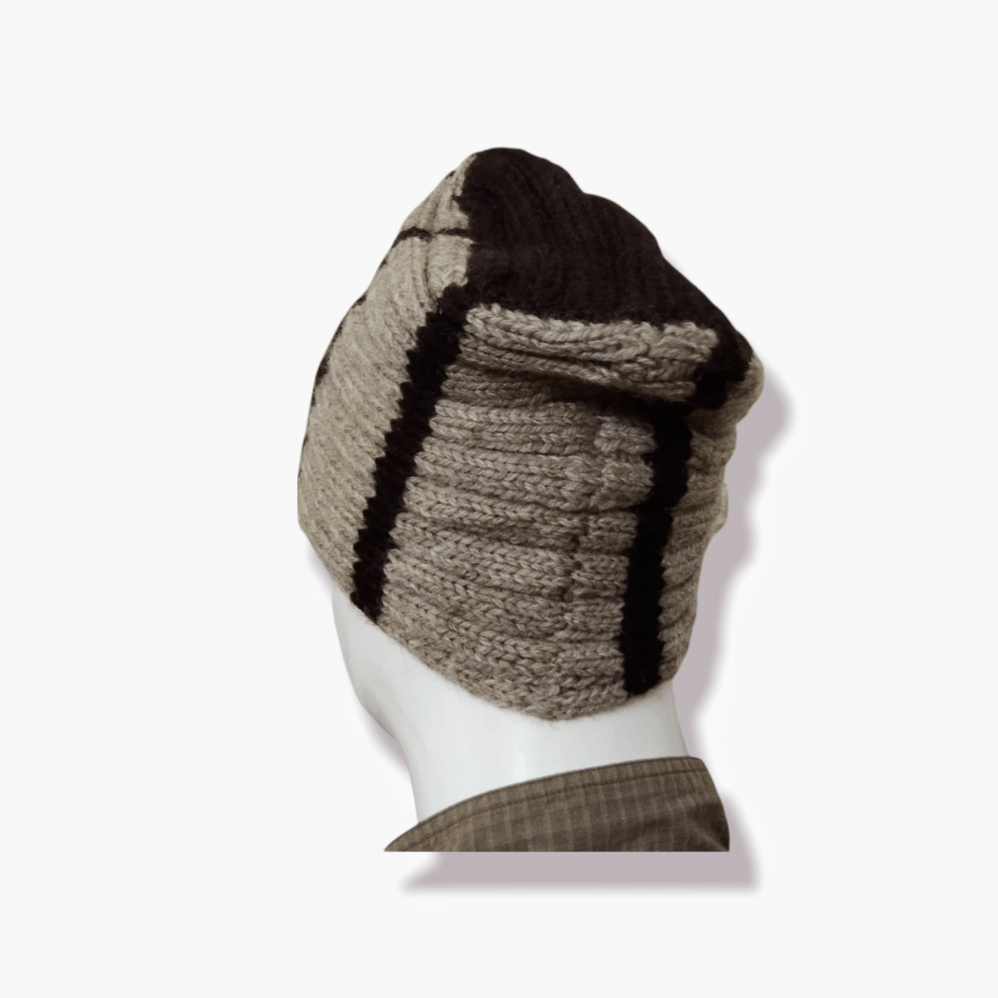 Japanese Brand VERSATILE ROLLED KNITTED WOOL BEANIE HAT Size ONE SIZE - 7 Thumbnail