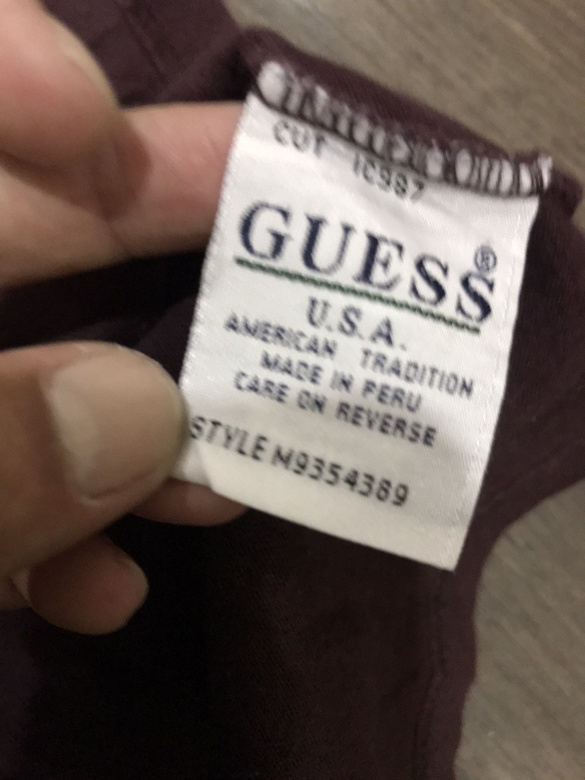 Guess × Vintage Vintage Guess Shirt Size L Size US L / EU 52-54 / 3 - 7 Thumbnail