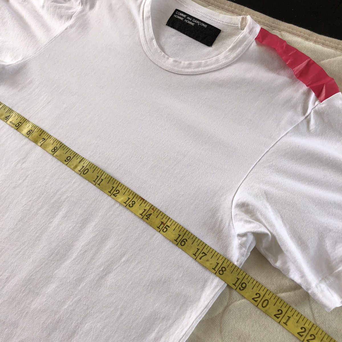 Comme des Garcons × Comme des Garcons Homme Plus × Japanese Brand Rare Comme des Garcons Plain Tee Size US M / EU 48-50 / 2 - 8 Thumbnail