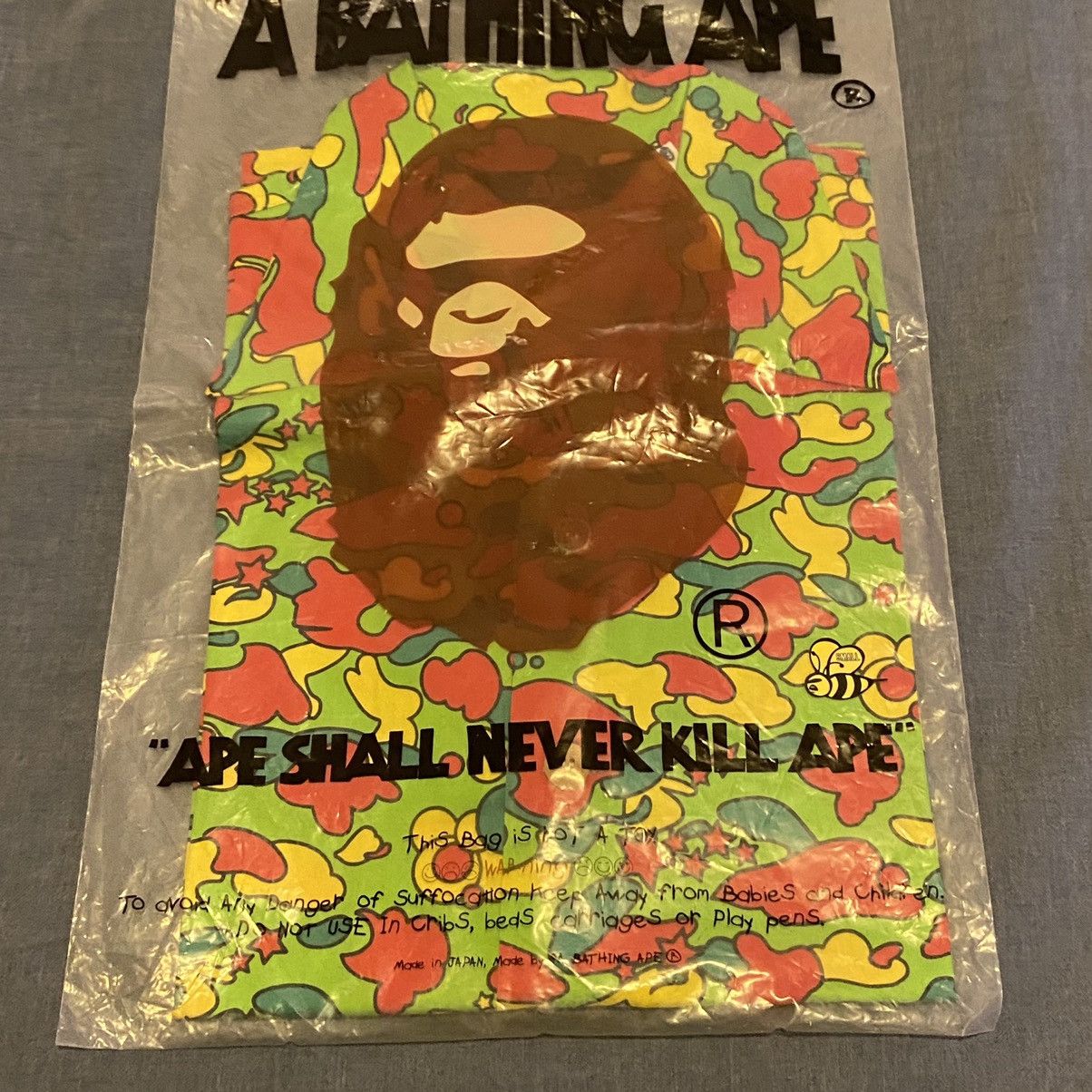 Bape × Nigo New Bape Psyche Camo Button Up Shirt Mediun Size US M / EU 48-50 / 2 - 7 Thumbnail