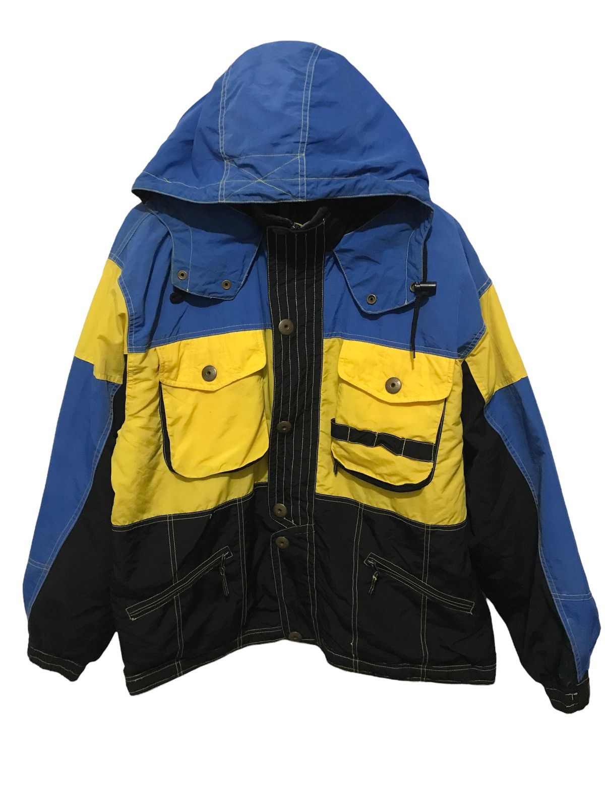 Vintage Lamboley Snowboarding ski multicolor jacket