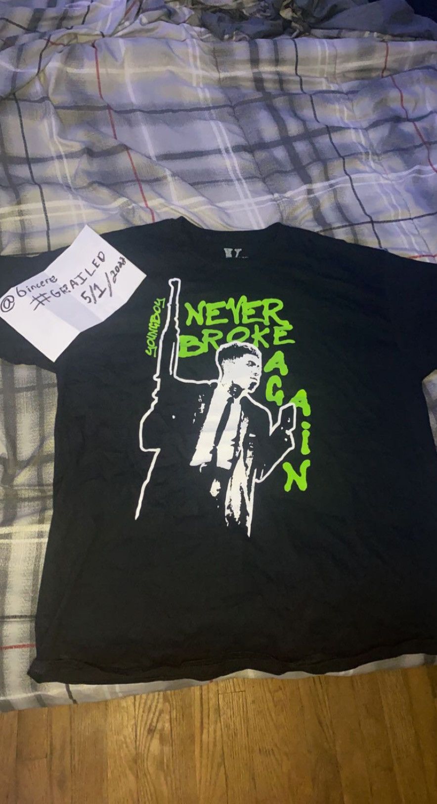 Vlone Youngboy NBA X Vlone My Window Tee Size US XL / EU 56 / 4 - 1 Thumbnail