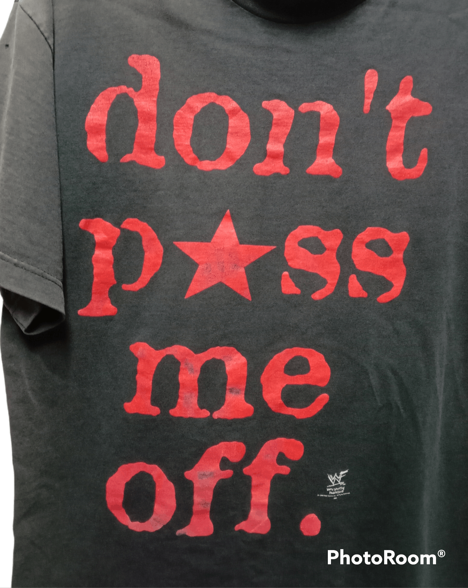 Vintage × WWF Vintage WWF Jeff Jarrett (don't piss me out) Very Rare Size US L / EU 52-54 / 3 - 5 Thumbnail