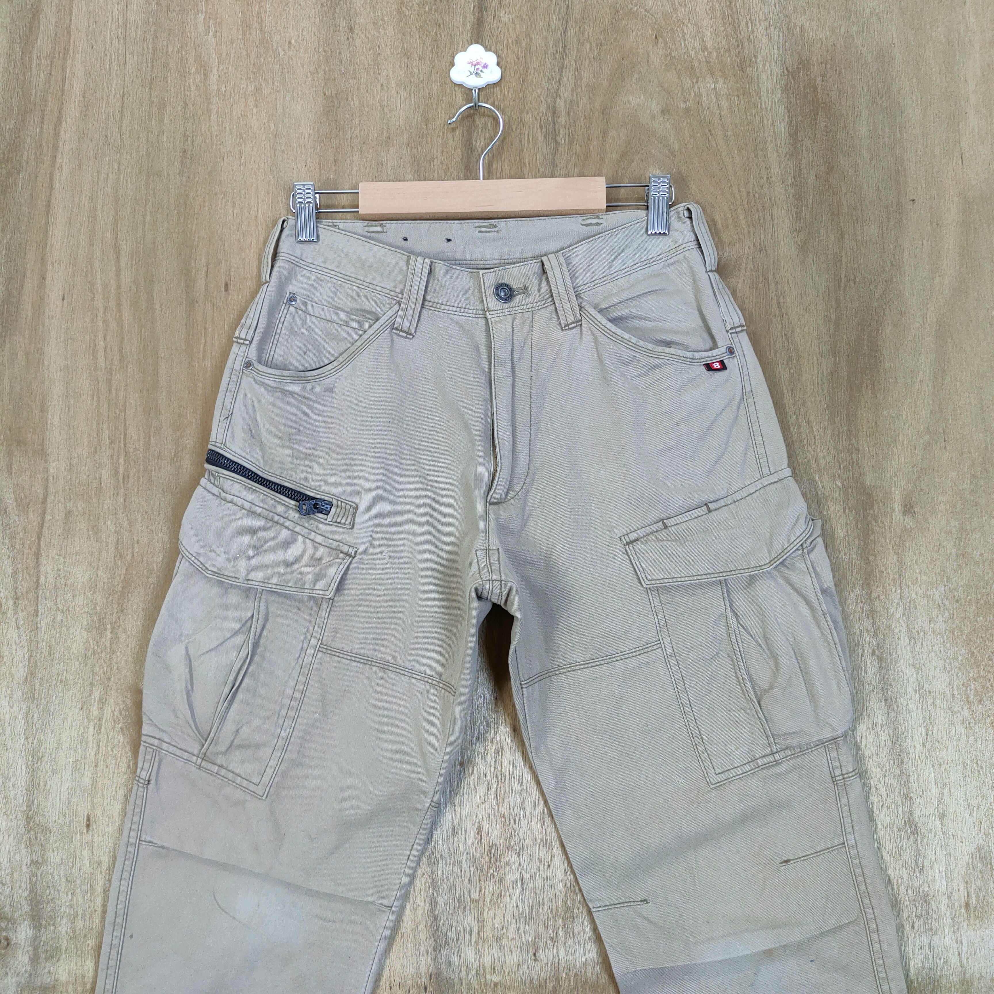 Japanese Brand × Vintage VINTAGE BURTLE CARGO PANTS Size US 28 / EU 44 - 2 Thumbnail