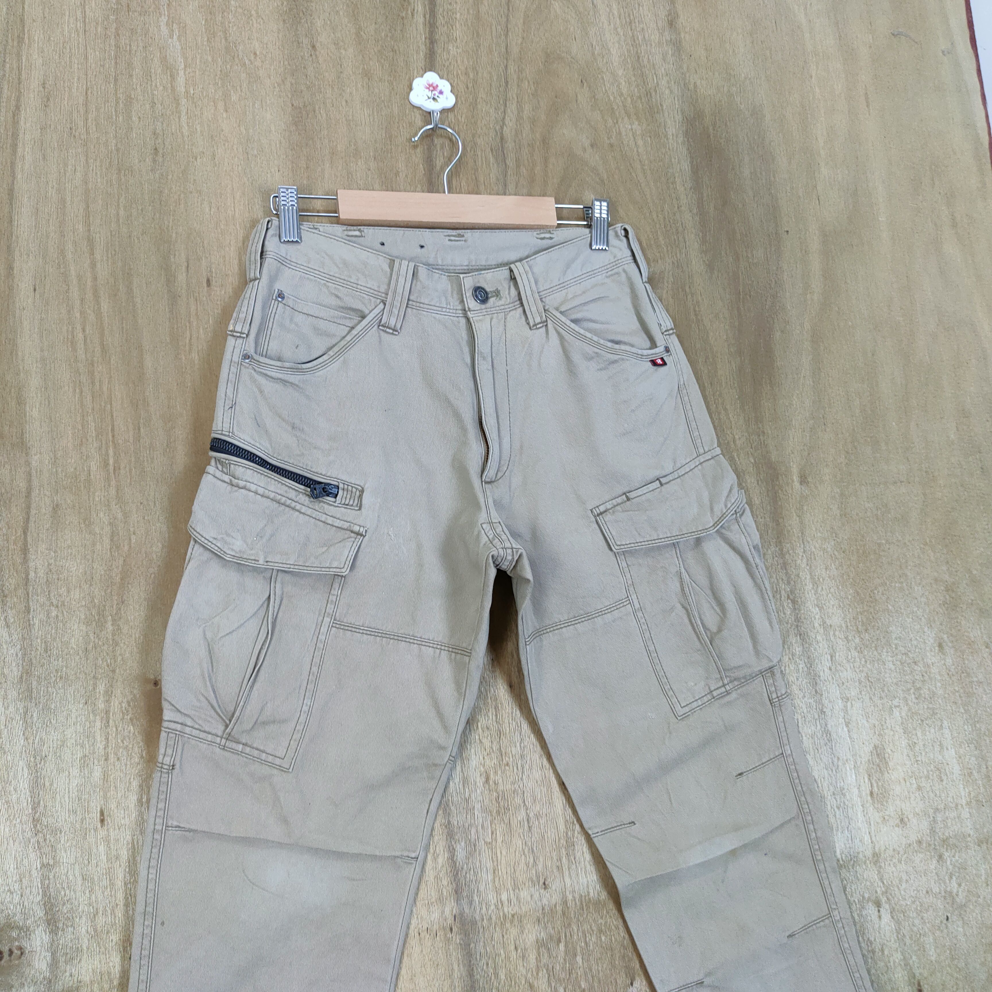 Japanese Brand × Vintage VINTAGE BURTLE CARGO PANTS Size US 28 / EU 44 - 4 Thumbnail