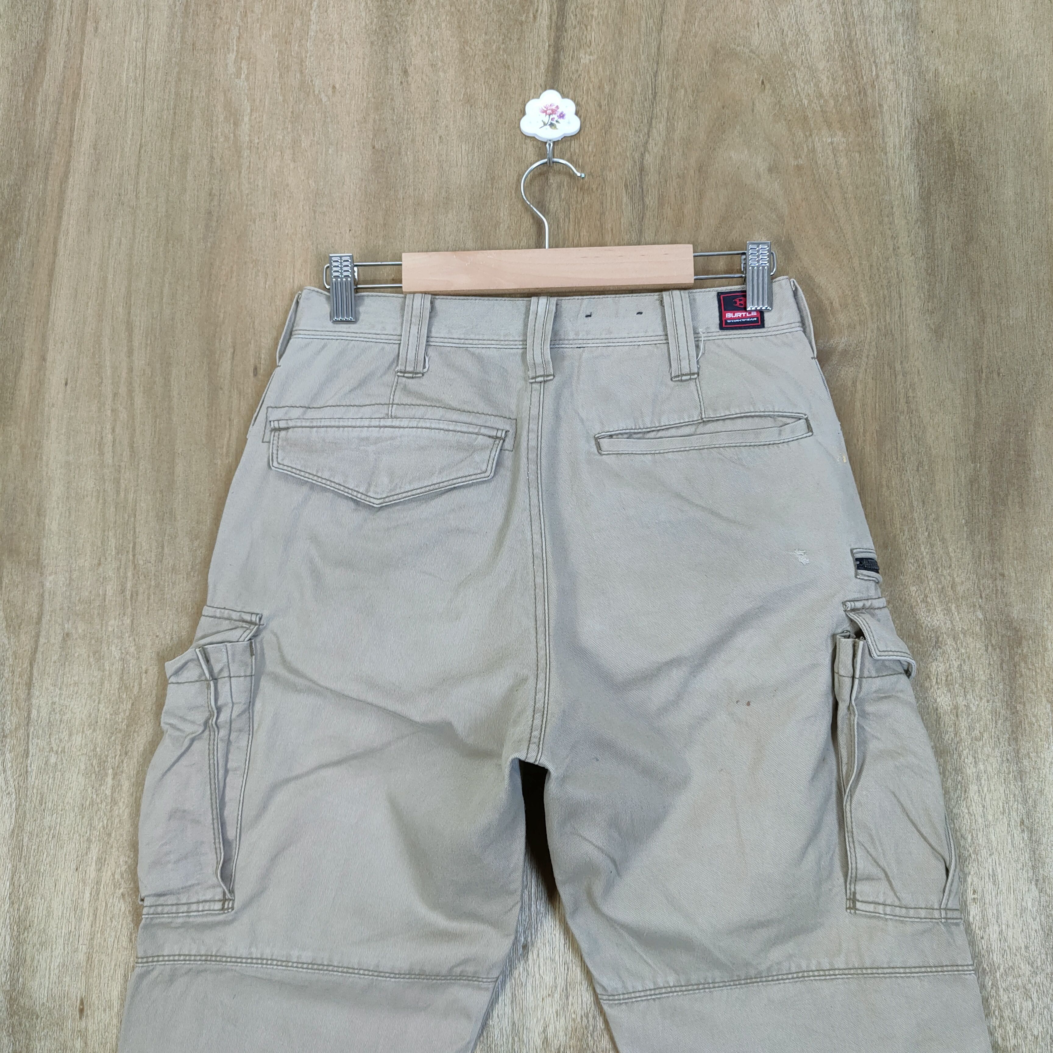 Japanese Brand × Vintage VINTAGE BURTLE CARGO PANTS Size US 28 / EU 44 - 8 Thumbnail