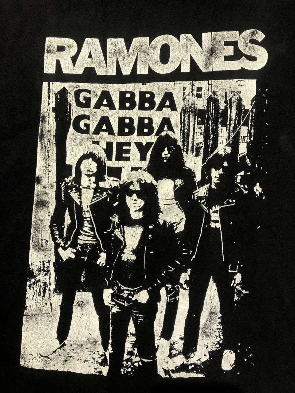 Vintage RAMONES Gabba Gabba Hey 90s T-Shirt Hey Ho Let’s Go