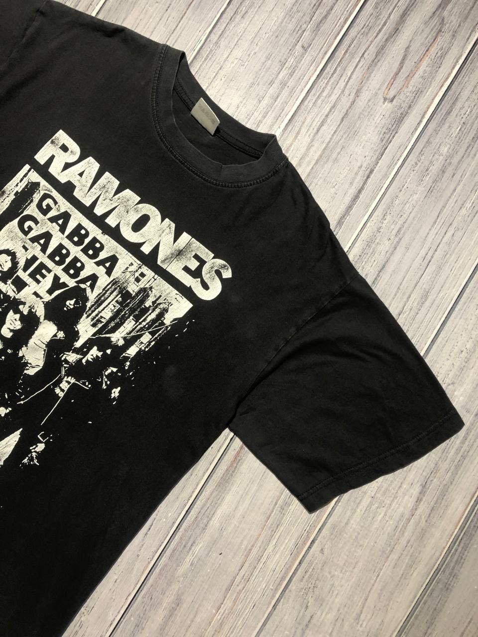 Vintage RAMONES Gabba Gabba Hey 90s T-Shirt Hey Ho Let’s Go