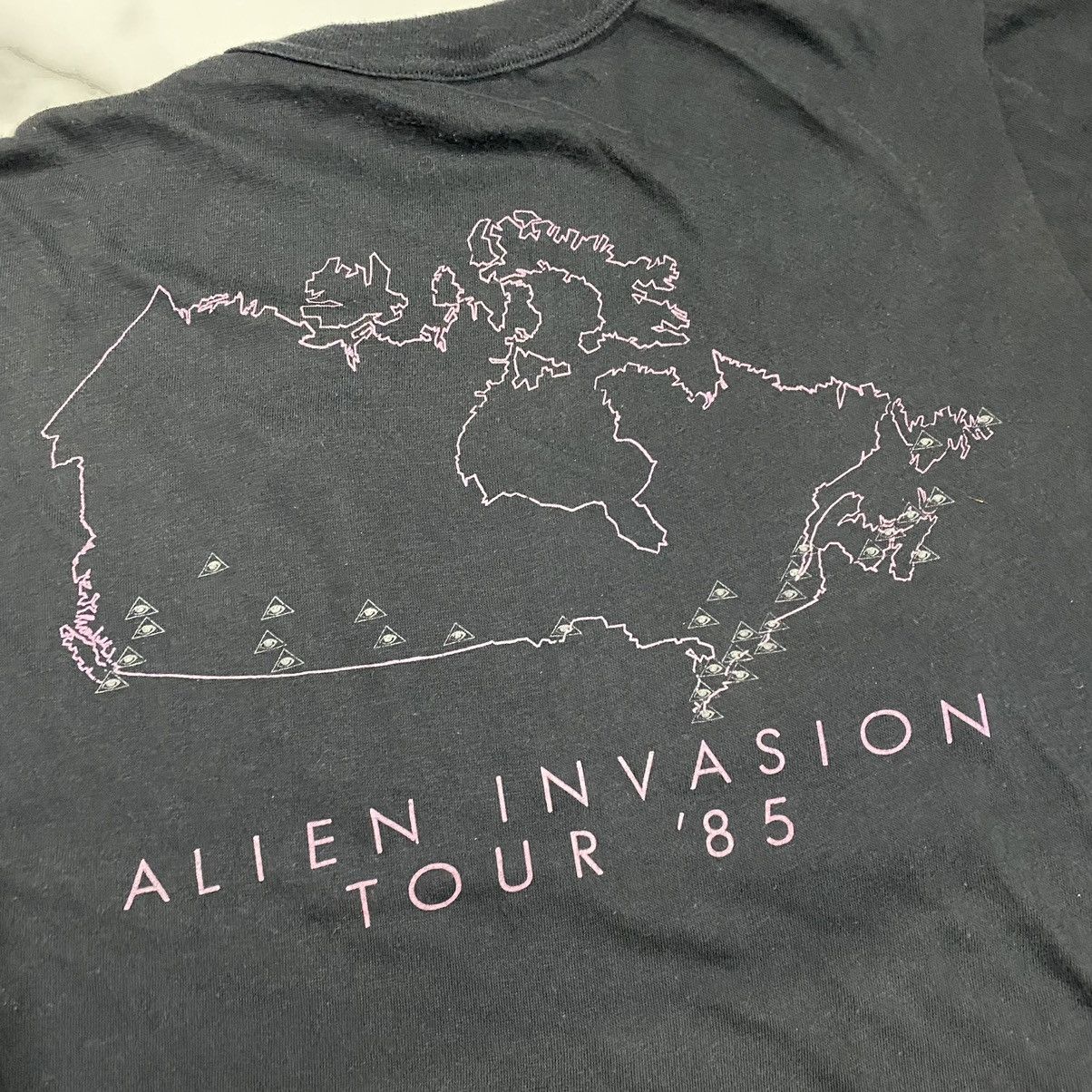 Band Tees × Vintage Rare Vintage 80s Platinum Blonde - Alien Invasion Tour '85 Size US S / EU 44-46 / 1 - 4 Thumbnail