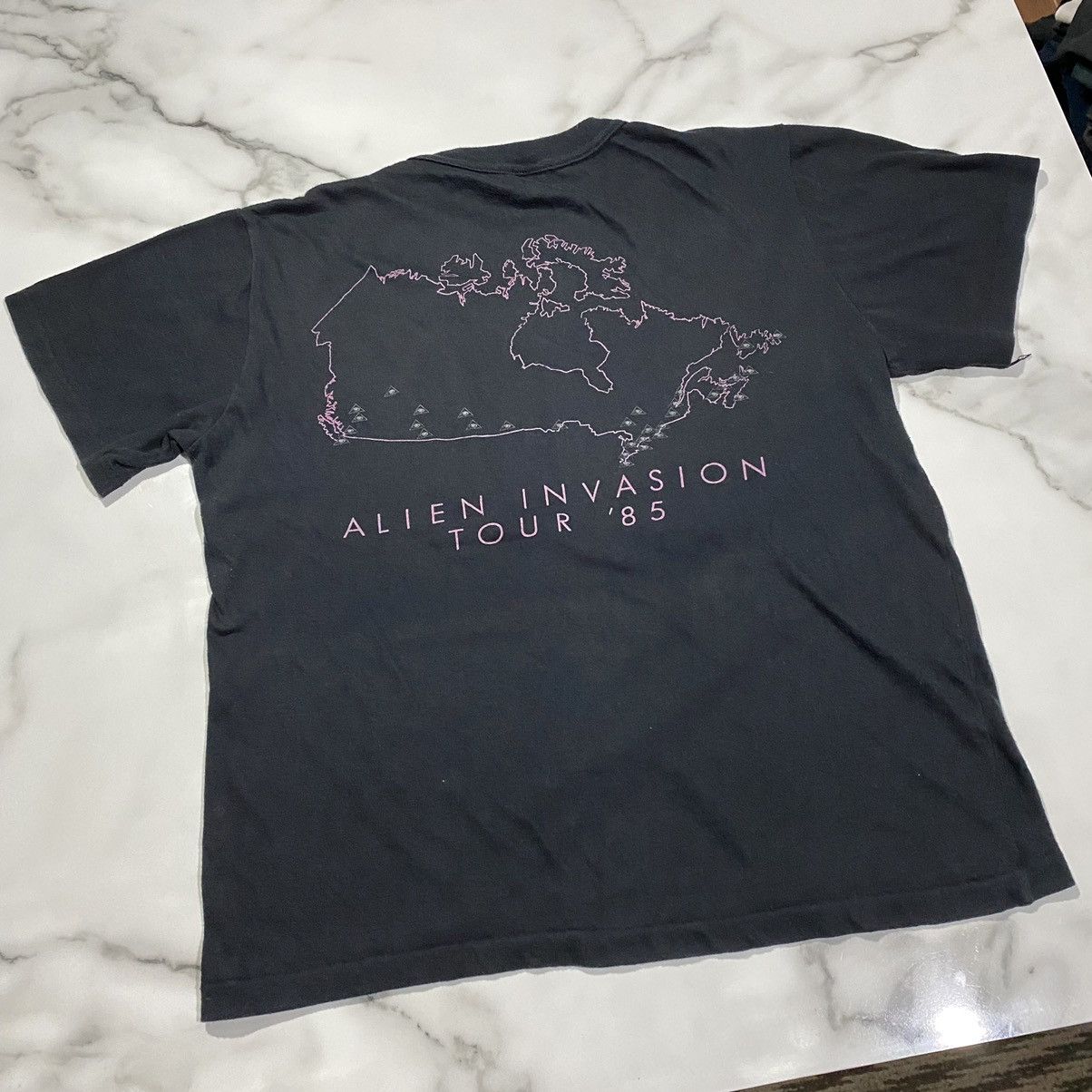 Band Tees × Vintage Rare Vintage 80s Platinum Blonde - Alien Invasion Tour '85 Size US S / EU 44-46 / 1 - 3 Thumbnail