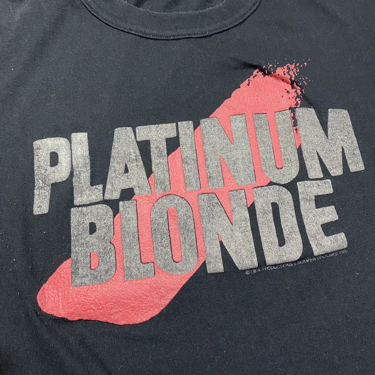 Band Tees × Vintage Rare Vintage 80s Platinum Blonde - Alien Invasion Tour '85 Size US S / EU 44-46 / 1 - 2 Thumbnail
