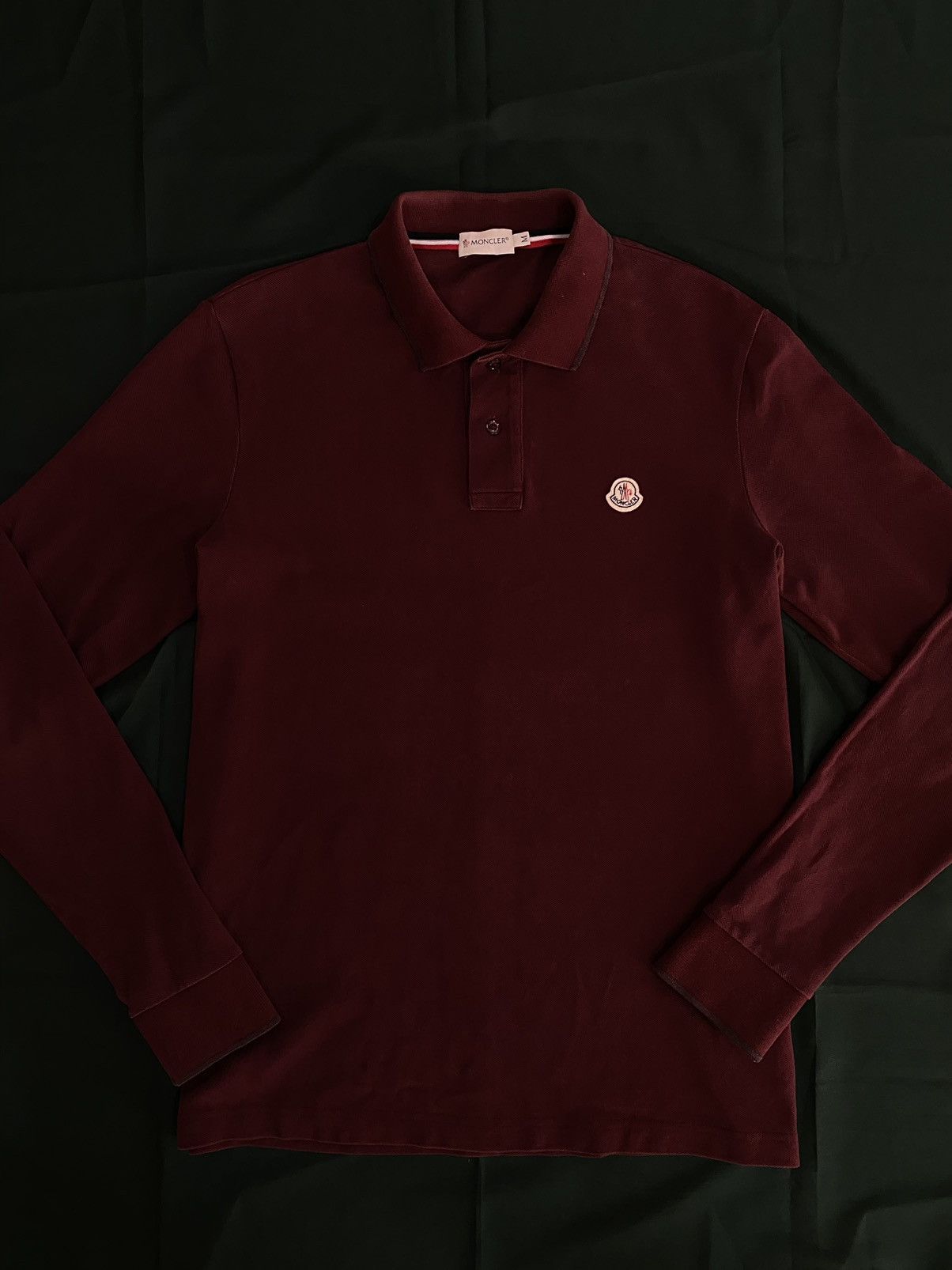 Moncler maglia polo manica lunga