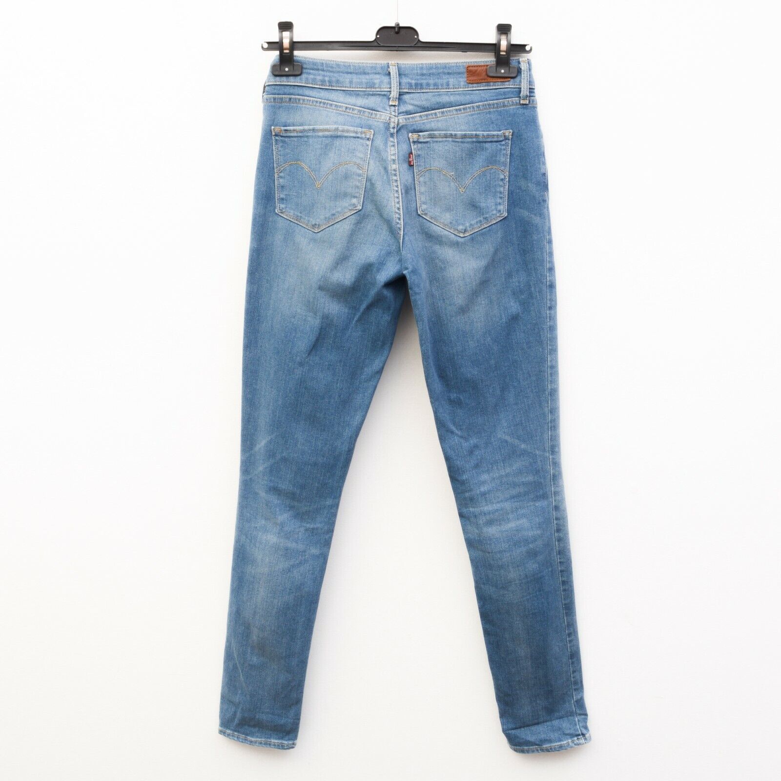 Levi's Modern Rise Skinny Jeans W28 L34 Blue Trousers Zip Up Pants Size 28" / US 6 / IT 42 - 6 Thumbnail