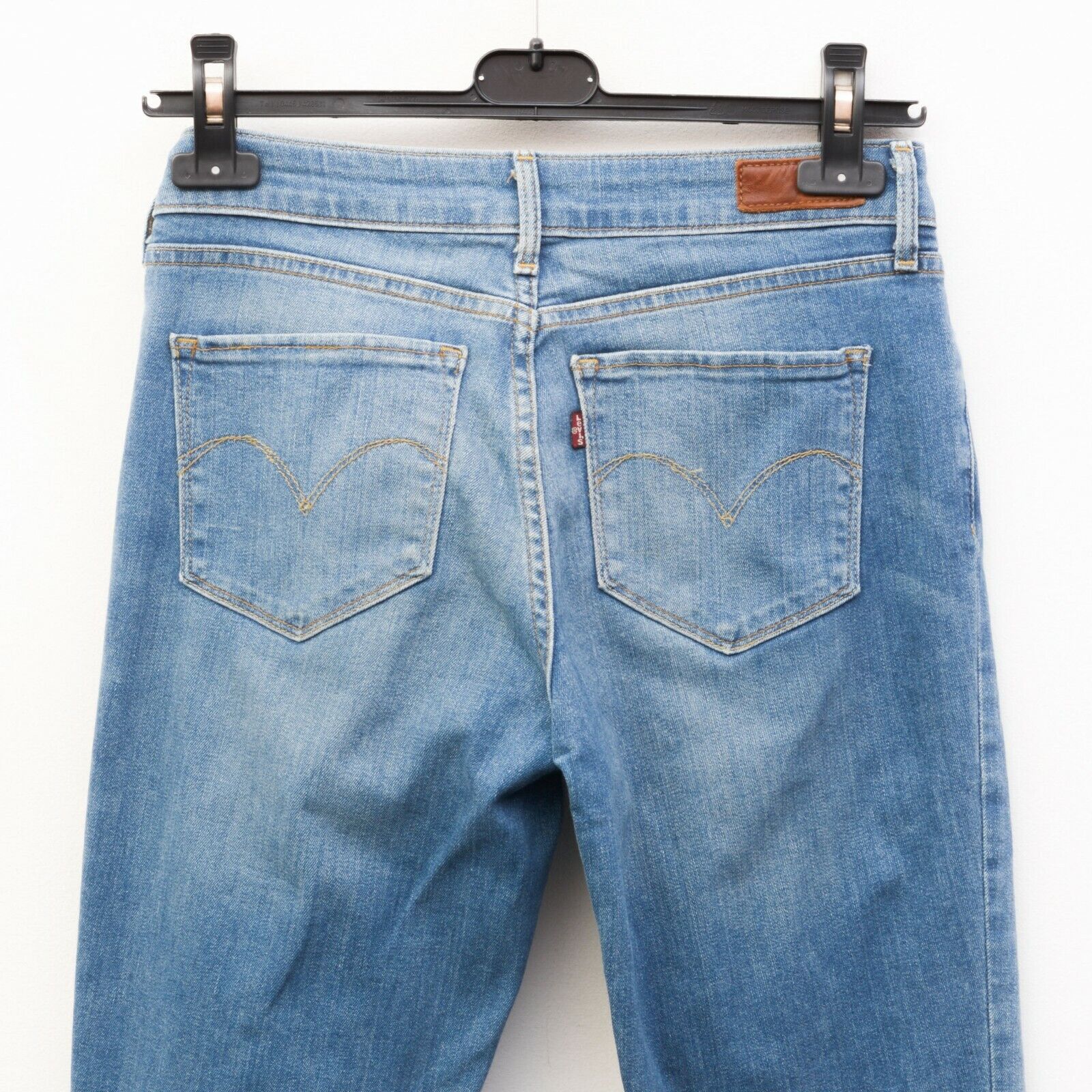 Levi's Modern Rise Skinny Jeans W28 L34 Blue Trousers Zip Up Pants Size 28" / US 6 / IT 42 - 7 Thumbnail