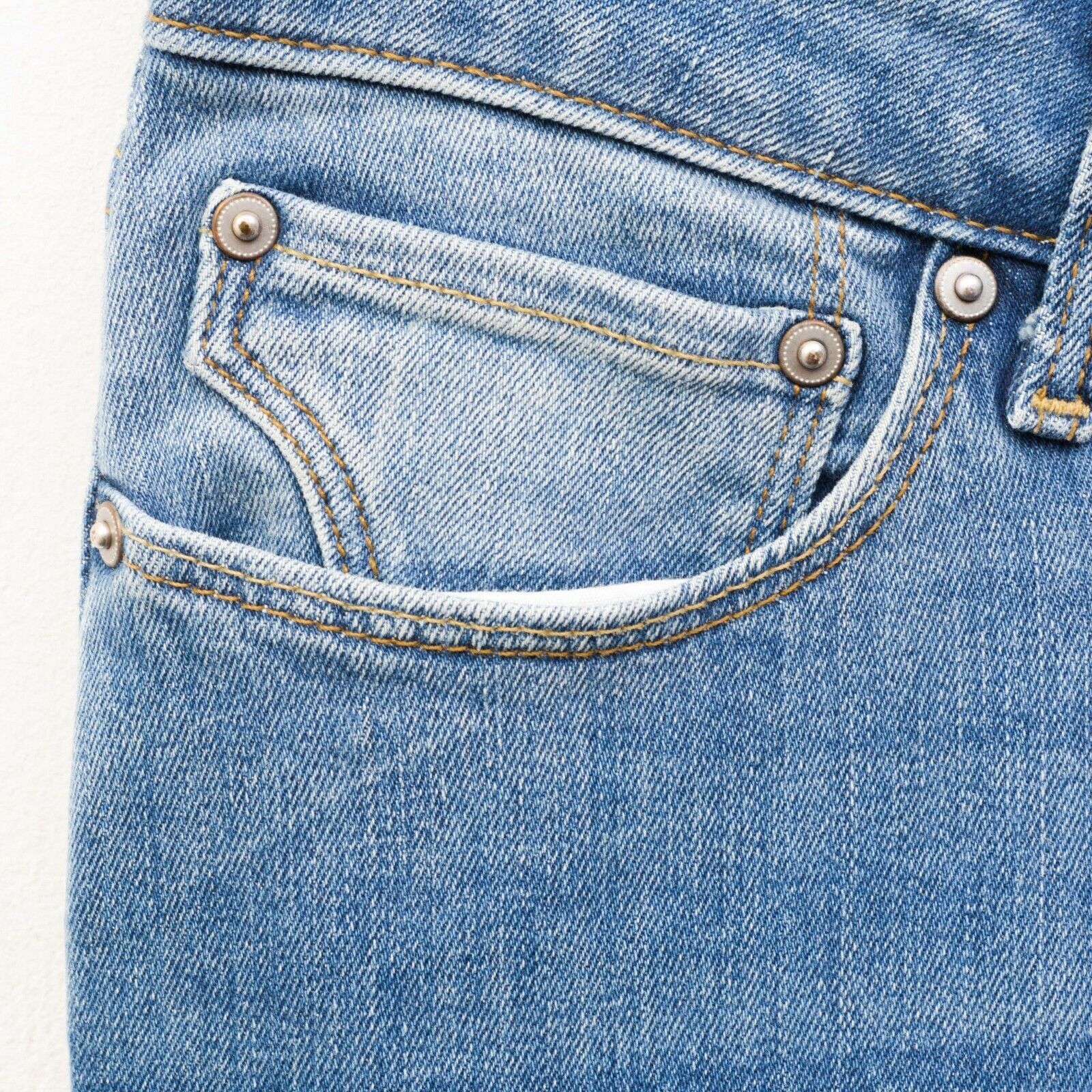 Levi's Modern Rise Skinny Jeans W28 L34 Blue Trousers Zip Up Pants Size 28" / US 6 / IT 42 - 3 Thumbnail