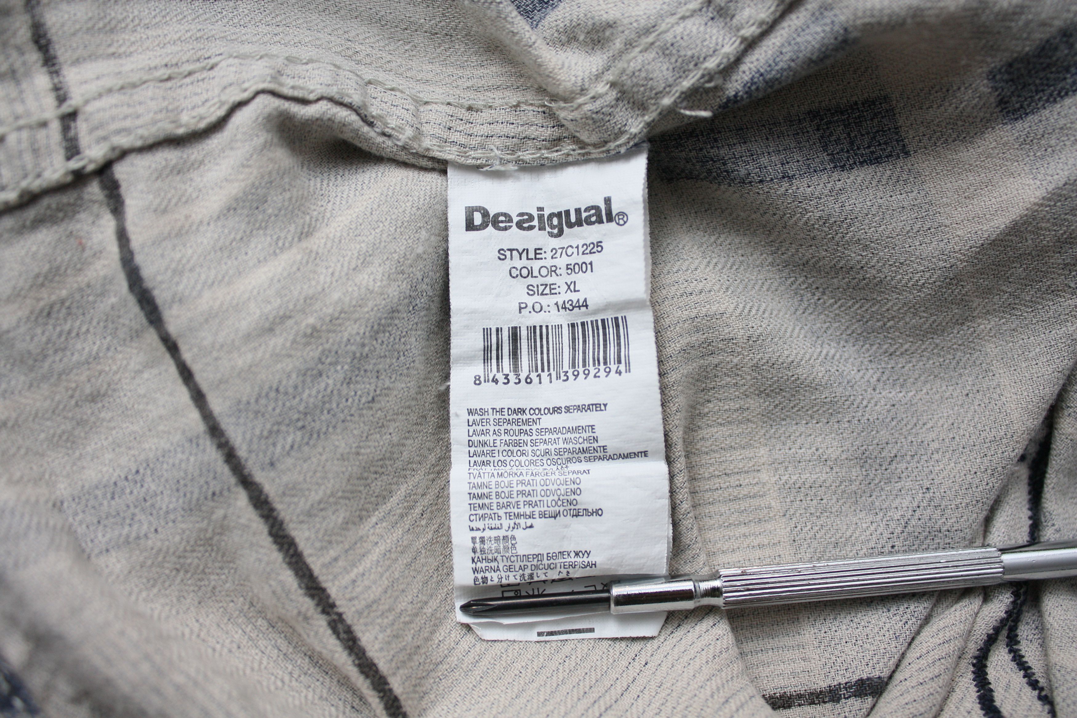 Desigual Desigual Patchwork Checkered Longsleeve Shirt Size US XL / EU 56 / 4 - 5 Thumbnail