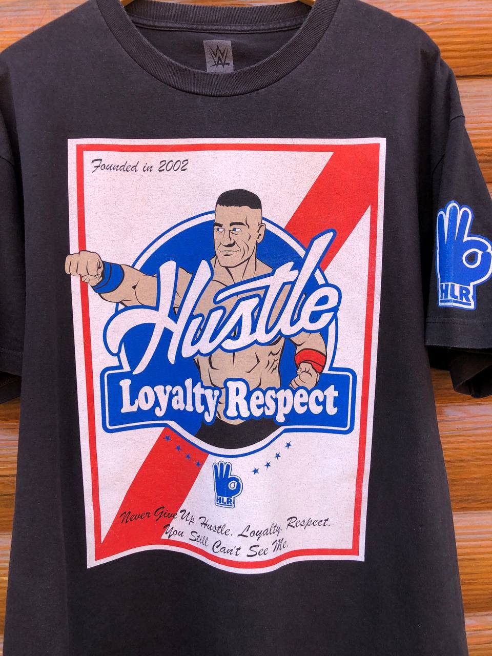 Vintage WWE Authentic John Cena Respect Earn It Never Give Up Size US XL / EU 56 / 4 - 2 Thumbnail