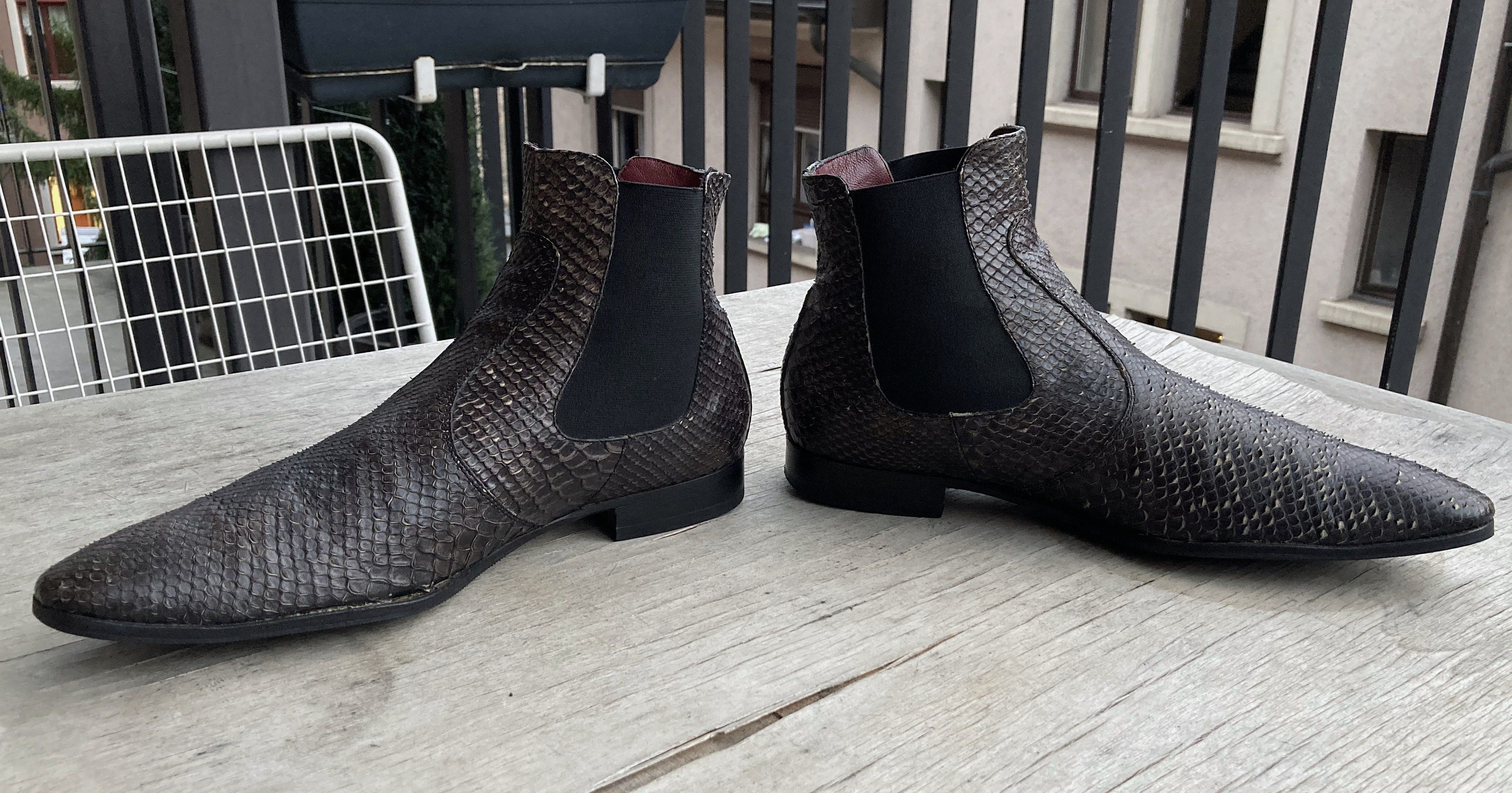 CAZABAT Indie Python Chelsea Boots 43 Slimane Size US 10 / EU 43 - 3 Thumbnail