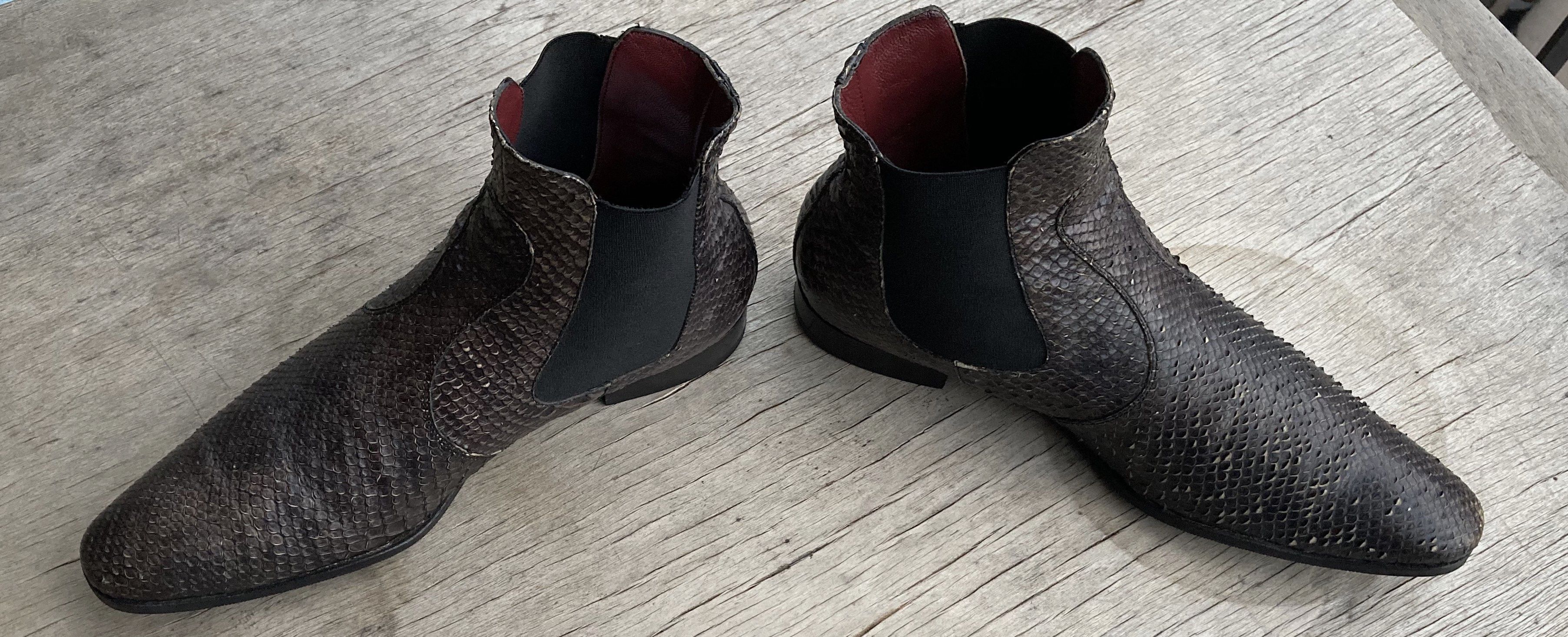 CAZABAT Indie Python Chelsea Boots 43 Slimane Size US 10 / EU 43 - 8 Thumbnail