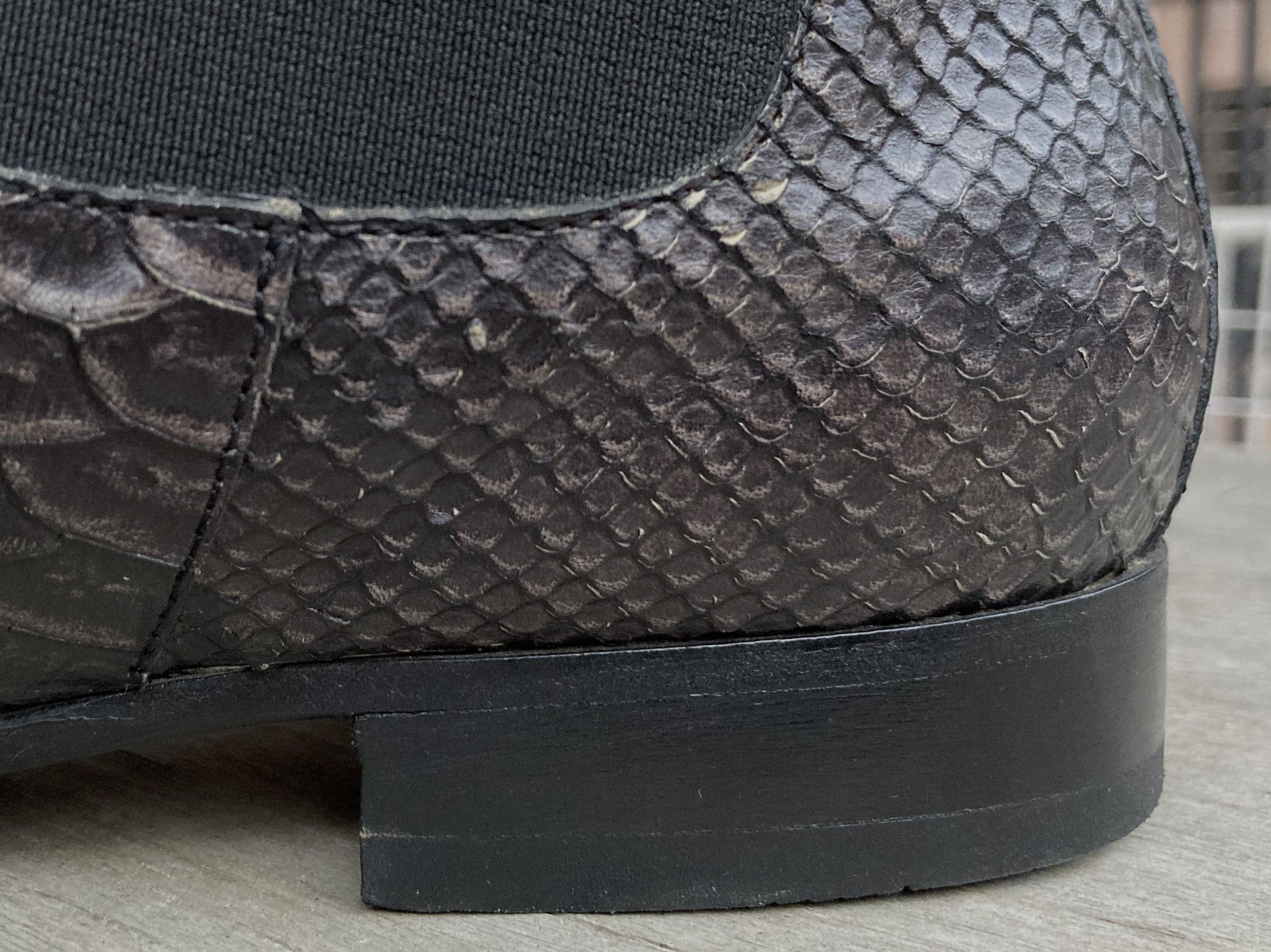 CAZABAT Indie Python Chelsea Boots 43 Slimane Size US 10 / EU 43 - 13 Thumbnail