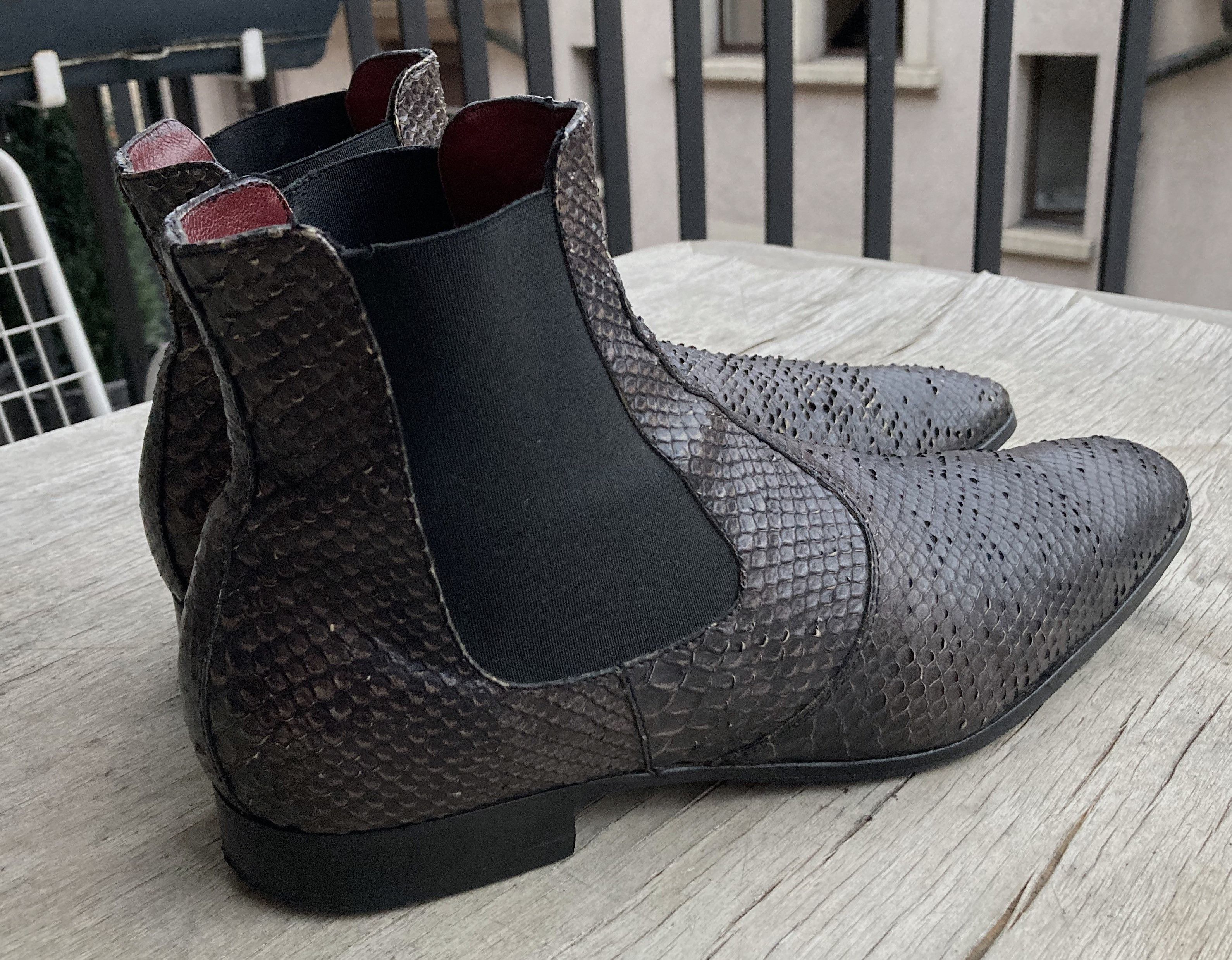 CAZABAT Indie Python Chelsea Boots 43 Slimane Size US 10 / EU 43 - 4 Thumbnail