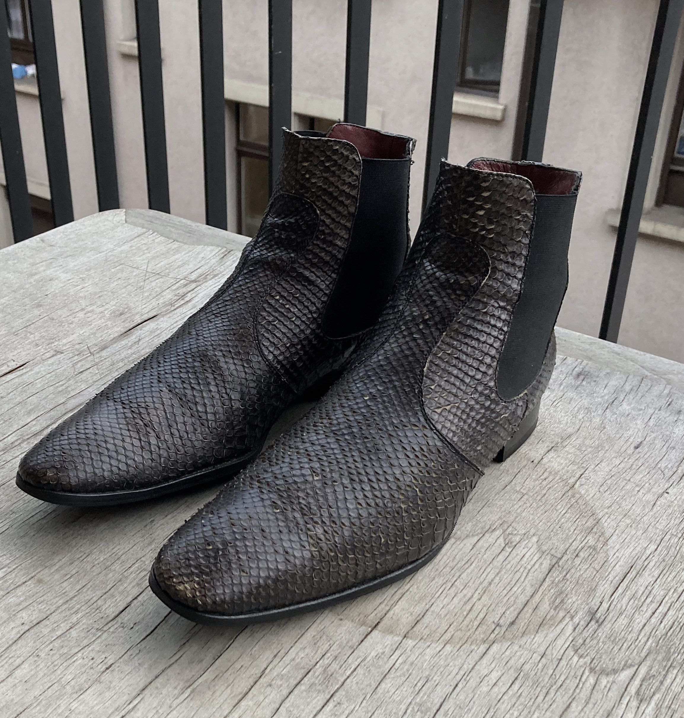 CAZABAT Indie Python Chelsea Boots 43 Slimane Size US 10 / EU 43 - 7 Thumbnail