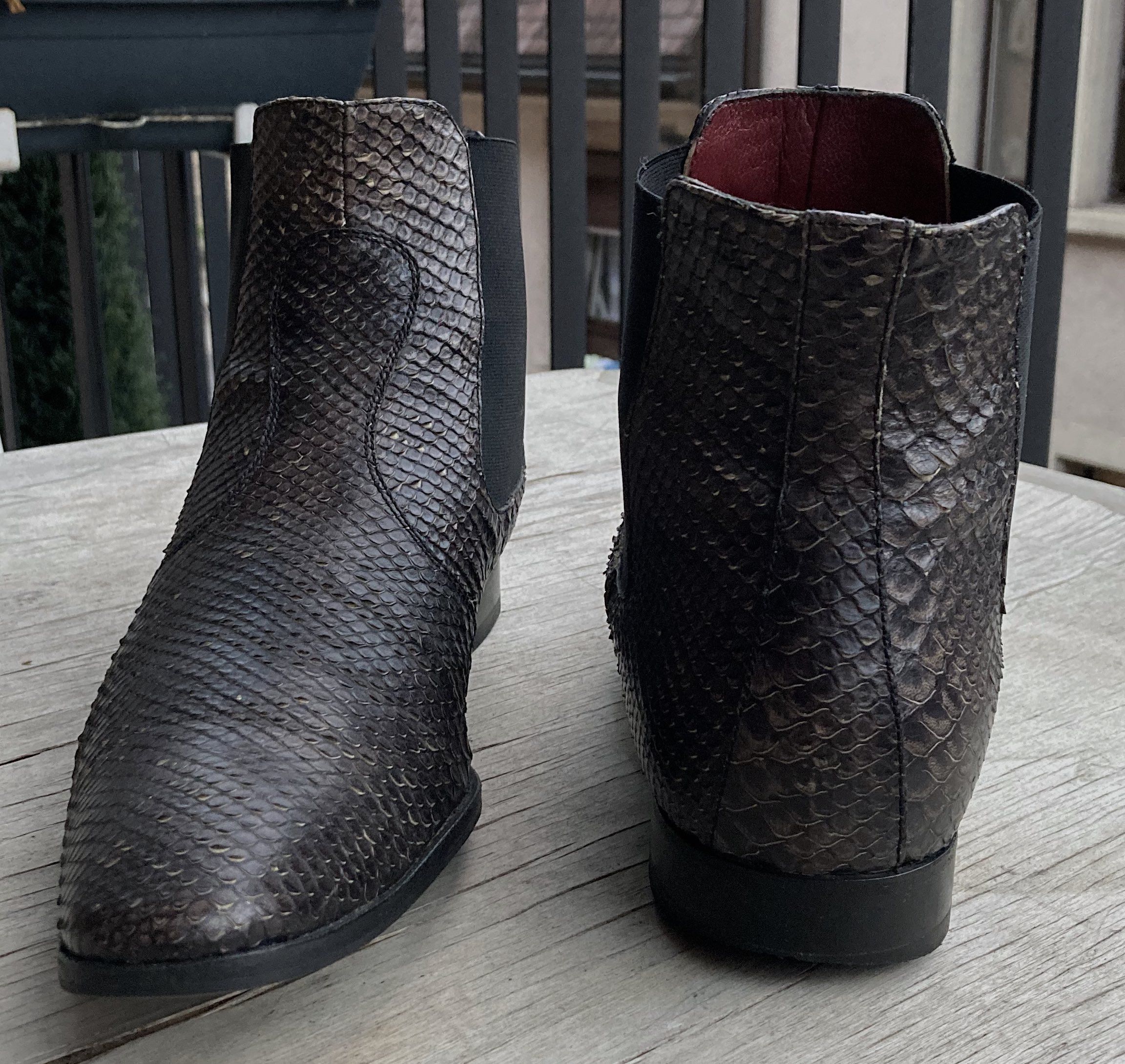 CAZABAT Indie Python Chelsea Boots 43 Slimane Size US 10 / EU 43 - 12 Thumbnail