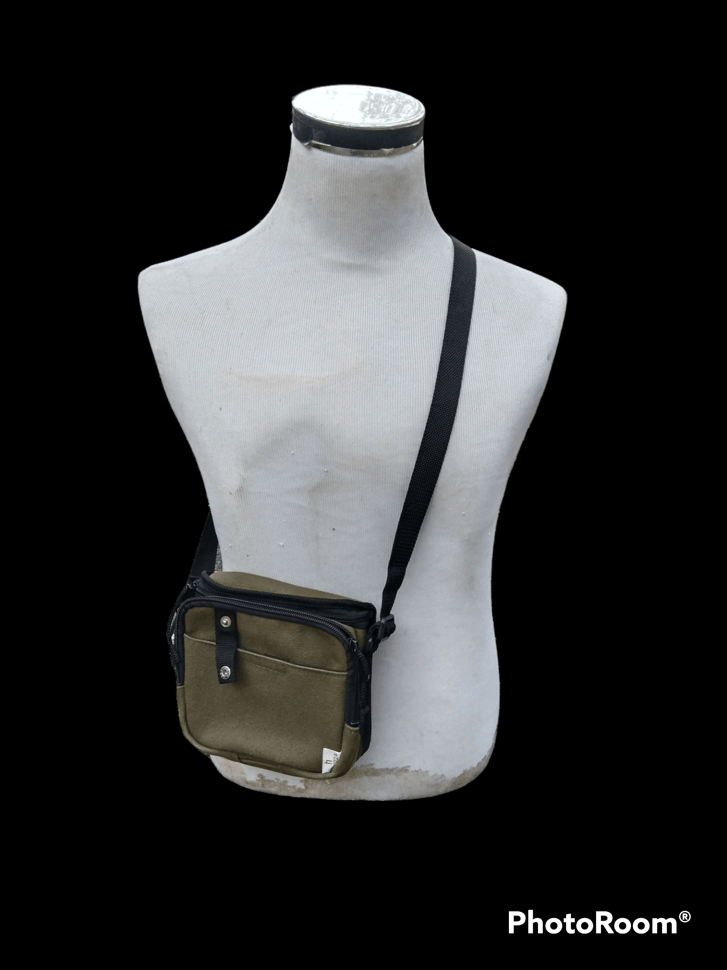 Other CROSSBODY OLIVE GREEN CANVAS COTTON H 990224 MADE IN JAPAN Size ONE SIZE - 1 Thumbnail