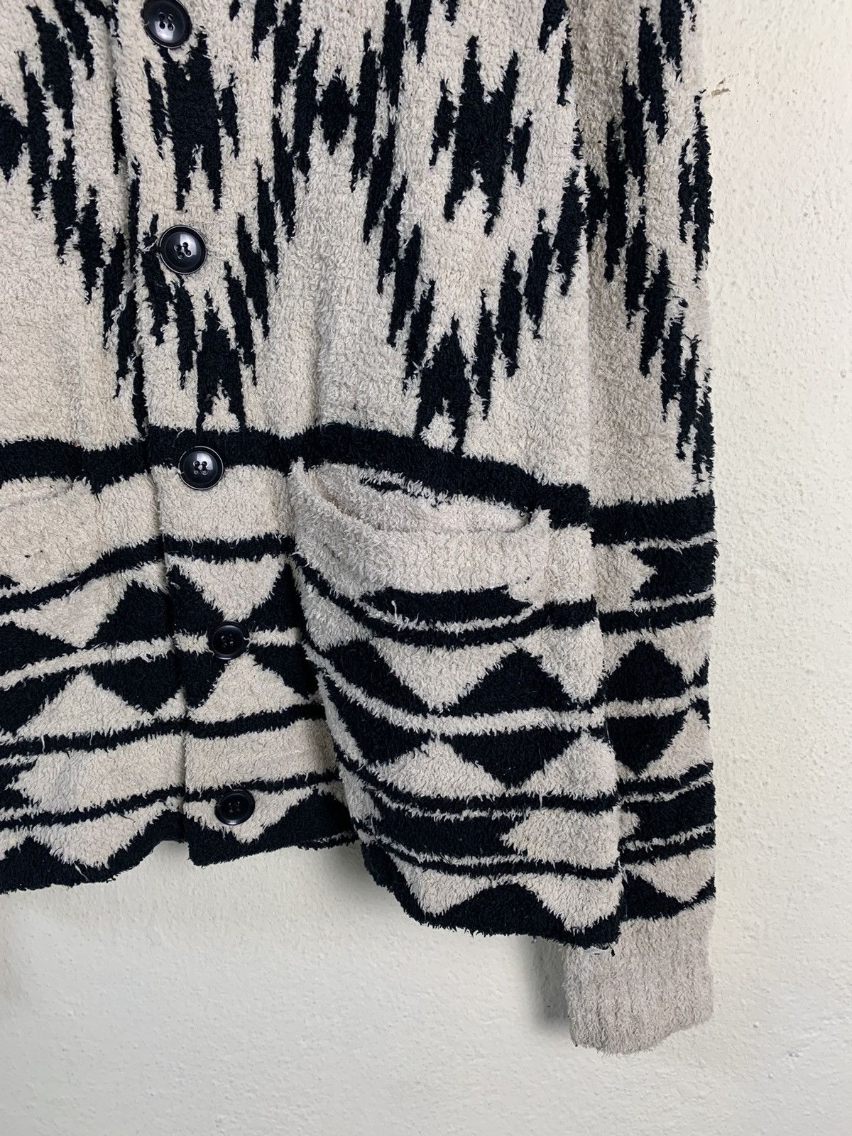 Japanese Brand Colony 2139 Aztech Navajo Fleece Jacket Size US M / EU 48-50 / 2 - 2 Thumbnail