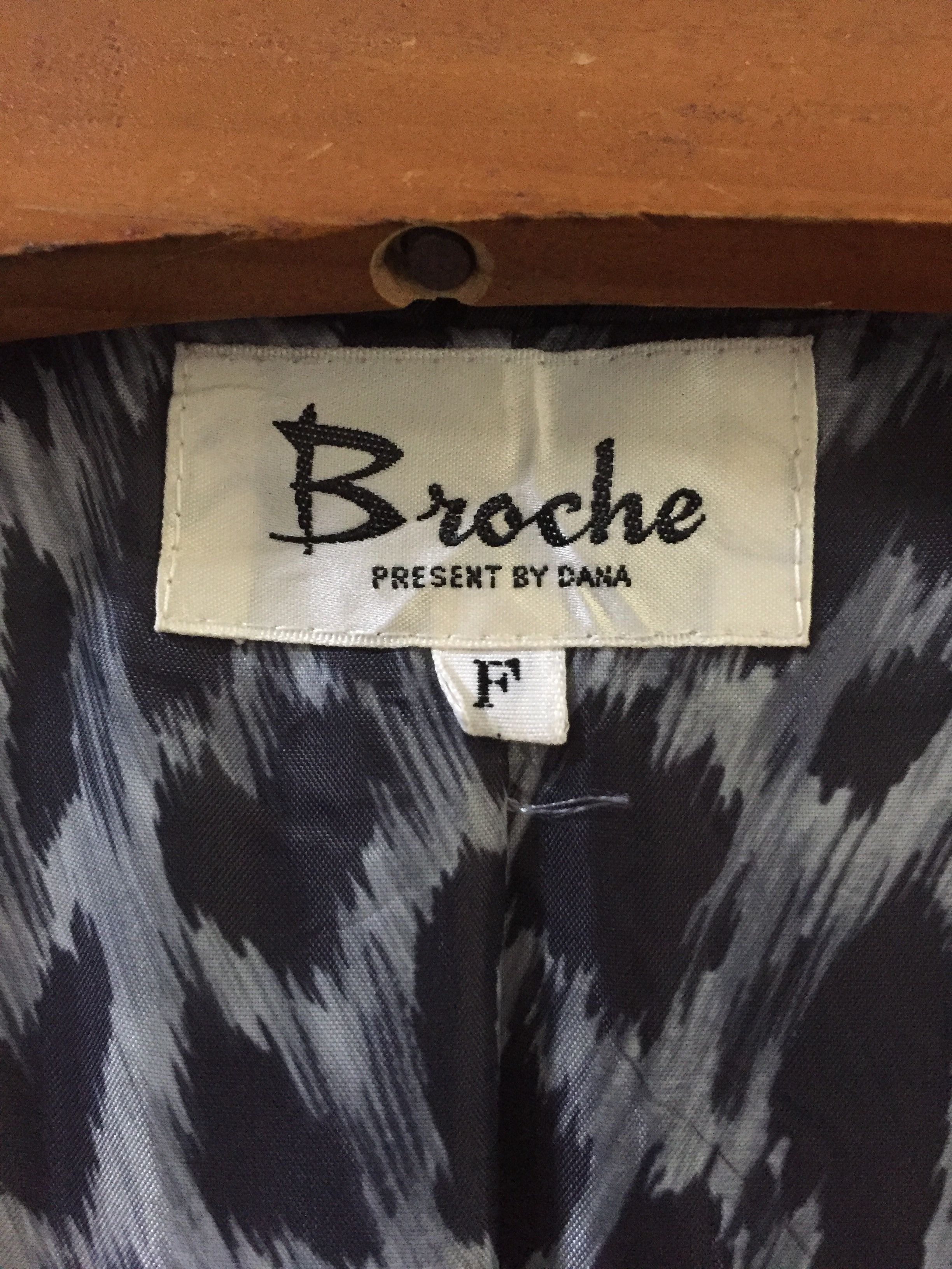 Japanese Brand Broche by Dana Luxury Jacket Size L / US 10 / IT 46 - 7 Thumbnail