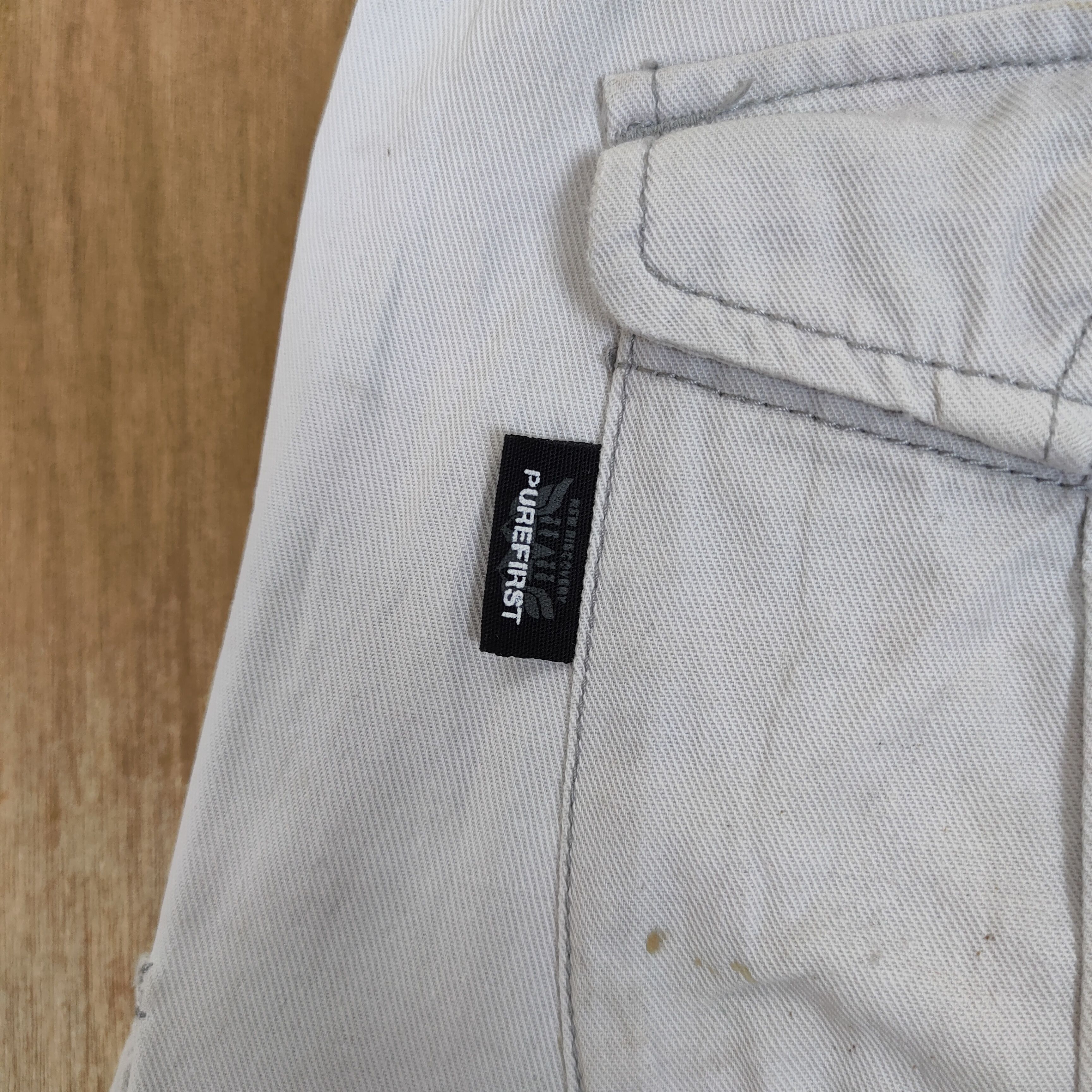 Japanese Brand JAPANESE BRAND DOUBLE KNEE FADED WORKWEAR CARGO PANTS Size US 36 / EU 52 - 12 Thumbnail