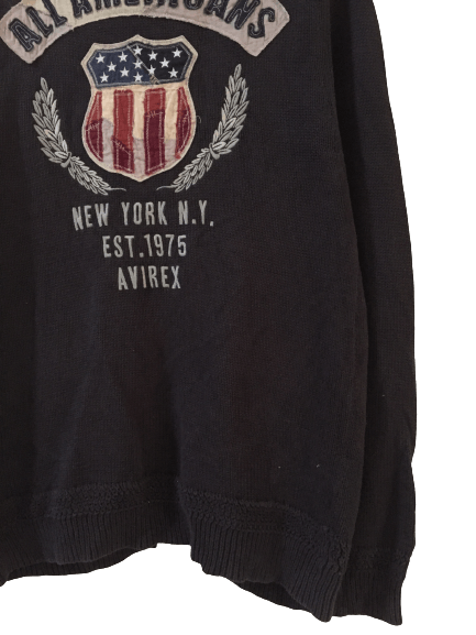 Avirex Vintage Avirex All American Knitwear Jacket Size US XXL / EU 58 / 5 - 2 Thumbnail
