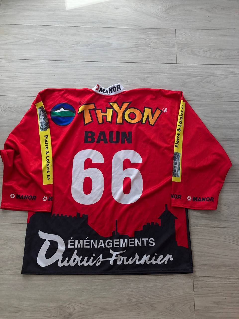 NHL HC SION ICE HOCKEY SHIRT JERSEY OCHSNER Size US XL / EU 56 / 4 - 3 Thumbnail