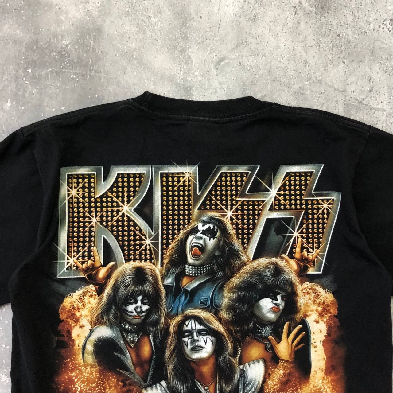 Band Tees Vintage Kiss Band Bootleg T Shirt Black Size M Size US M / EU 48-50 / 2 - 9 Thumbnail