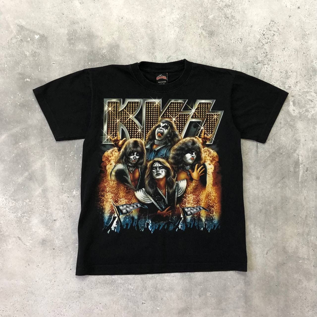 Band Tees Vintage Kiss Band Bootleg T Shirt Black Size M Size US M / EU 48-50 / 2 - 1 Thumbnail