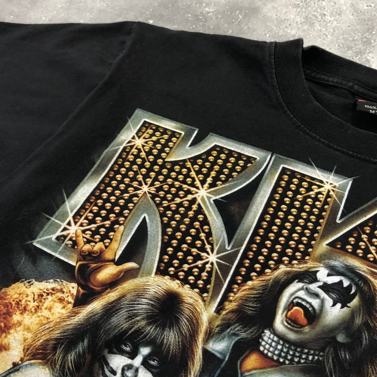 Band Tees Vintage Kiss Band Bootleg T Shirt Black Size M Size US M / EU 48-50 / 2 - 8 Thumbnail