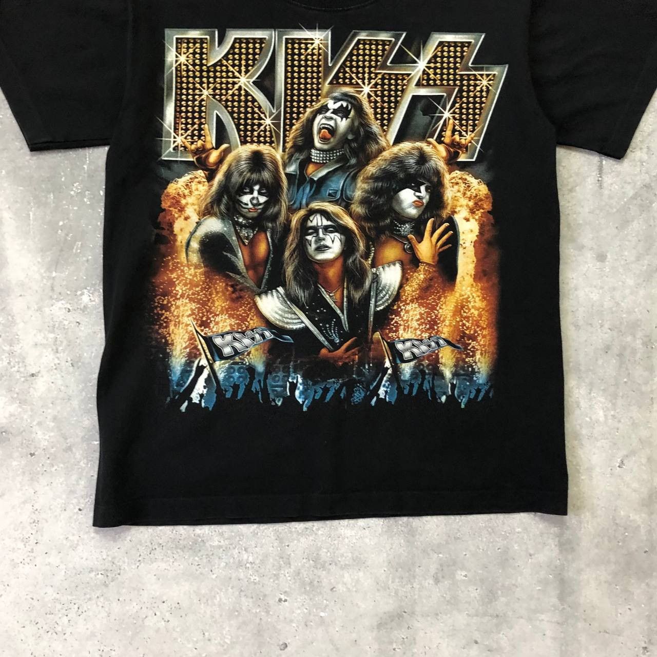 Band Tees Vintage Kiss Band Bootleg T Shirt Black Size M Size US M / EU 48-50 / 2 - 7 Thumbnail